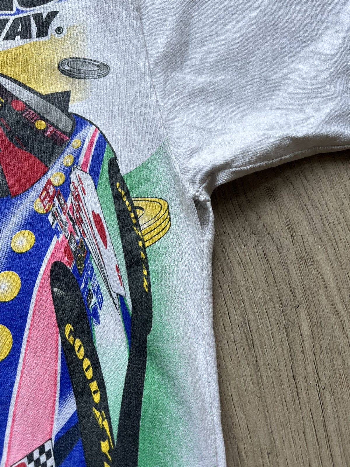 Vintage Las Vegas Speedway single stitch tshirt Size US L / EU 52-54 / 3 - 5 Thumbnail