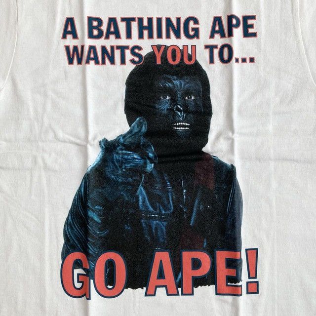 Bape BAPE Planet of the Apes GO APE T-Shirt a bathing ape NIGO Size US M / EU 48-50 / 2 - 2 Thumbnail