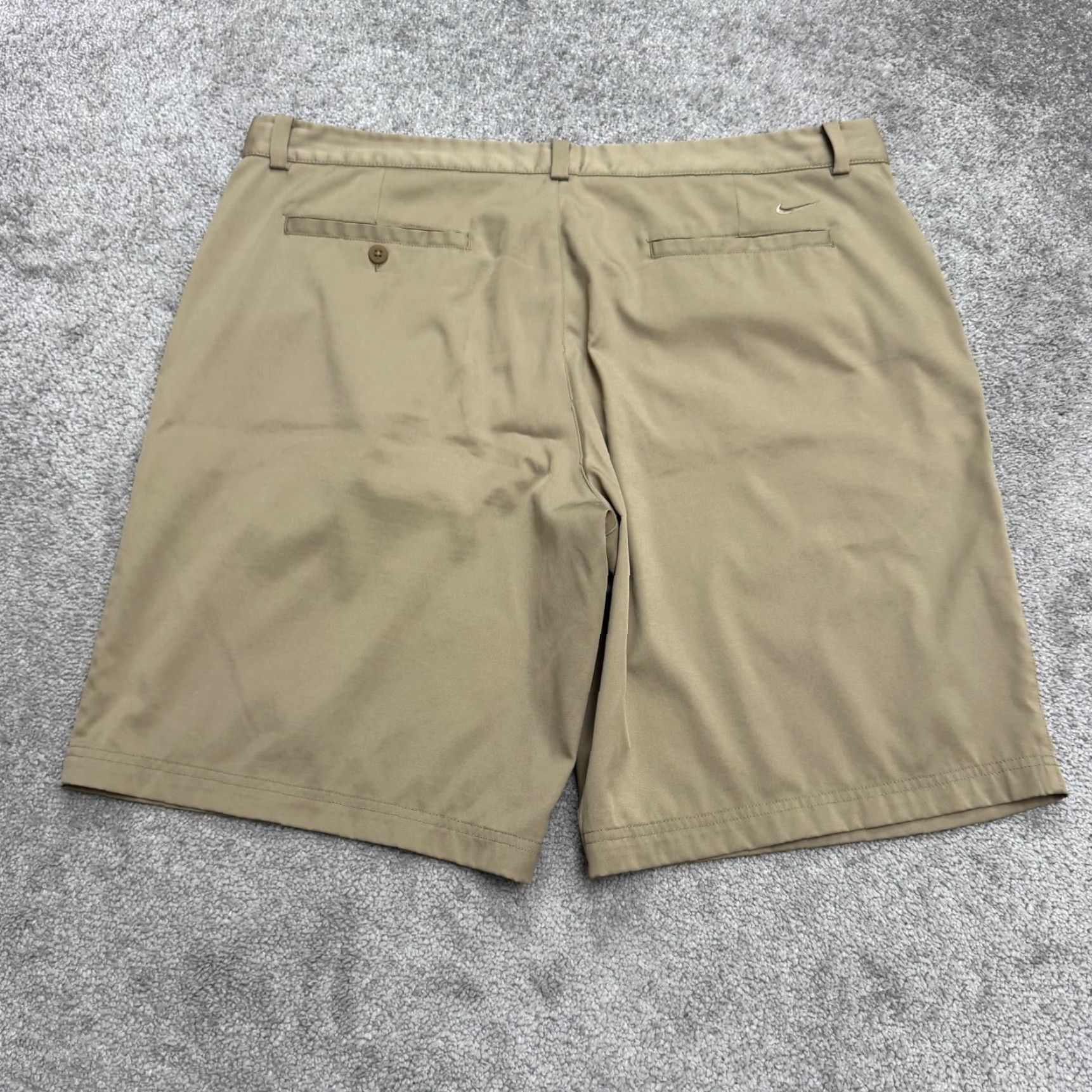 Nike Nike Dri-Fit Golf Performance Chino Shorts Mens 40 Khaki Brown Casual Preppy Tech Size US 40 / EU 56 - 2 Thumbnail