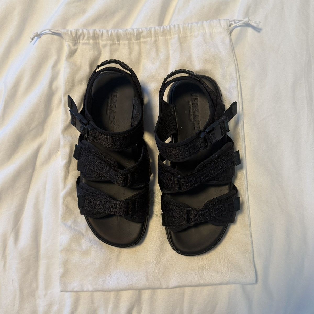 Versace Versace Greca Sandals Size US 9 / EU 42 - 1 Thumbnail