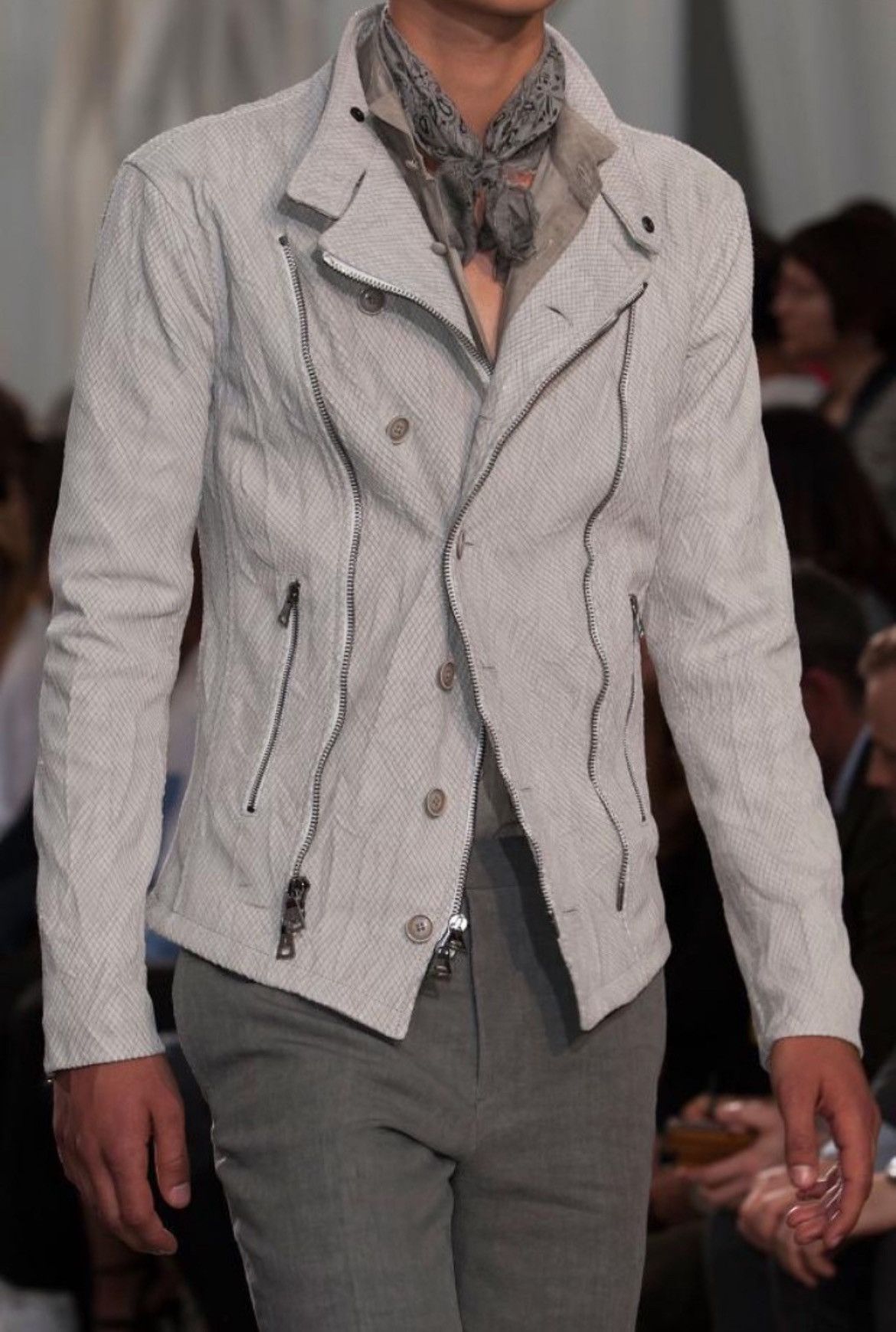 John Varvatos Lasercut biker jacket. Size EU 48 USA 38 Size US M / EU 48-50 / 2 - 3 Thumbnail