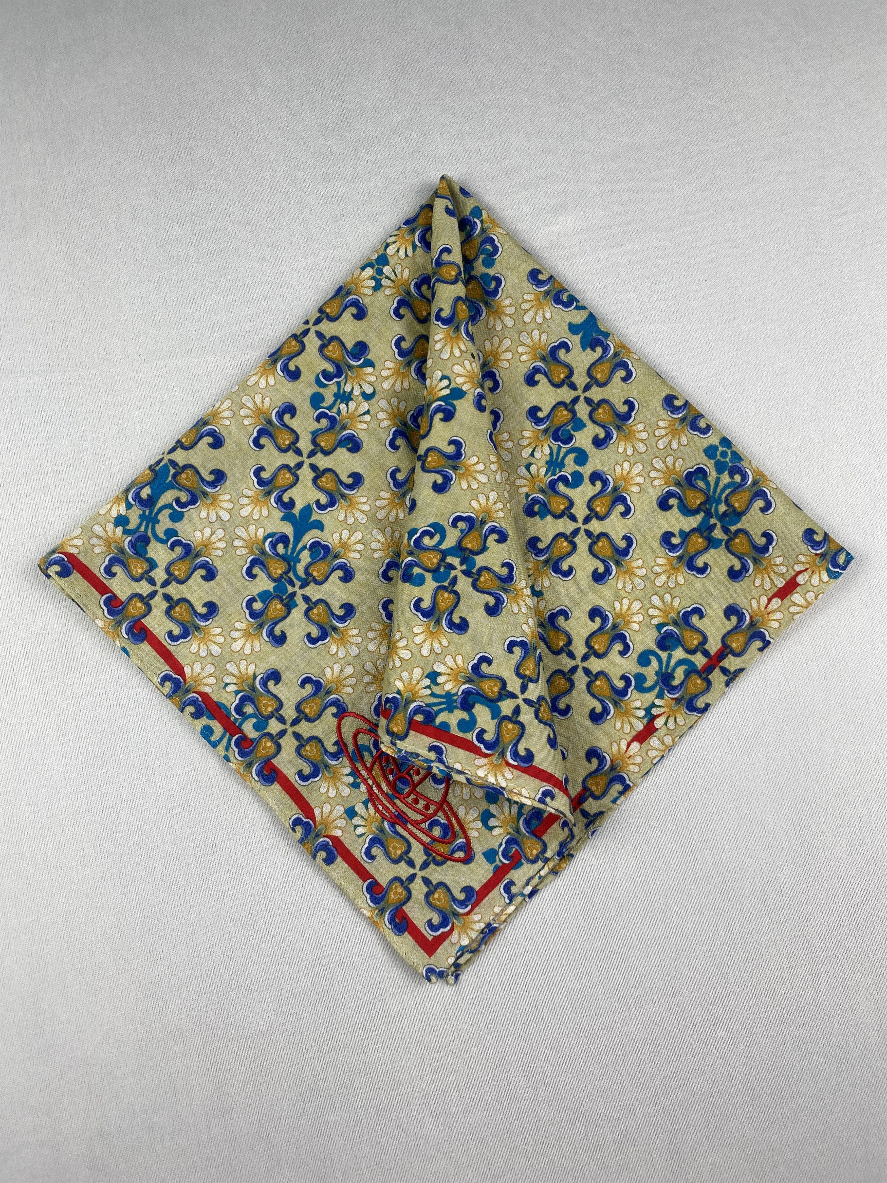Vivienne Westwood Vivienne Westwood Handkerchief Pocket Square Bandana HM0022 Size ONE SIZE - 2 Thumbnail