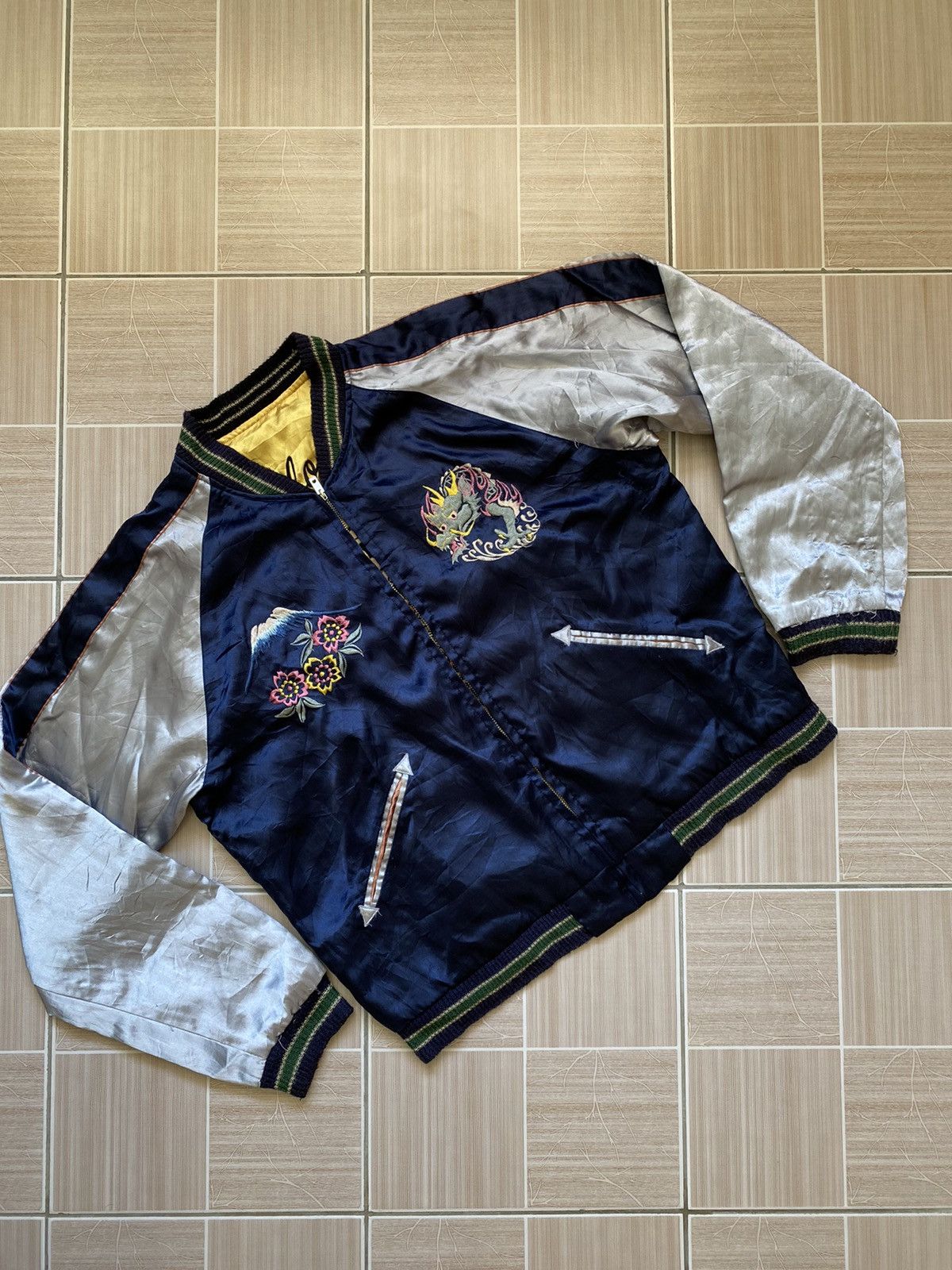Toyo Enterprises × Vintage VINTAGE SUKAJAN TOYO ENTERPRISE REVERSIBLE CYCLONES x BIRD Size US L / EU 52-54 / 3 - 3 Thumbnail