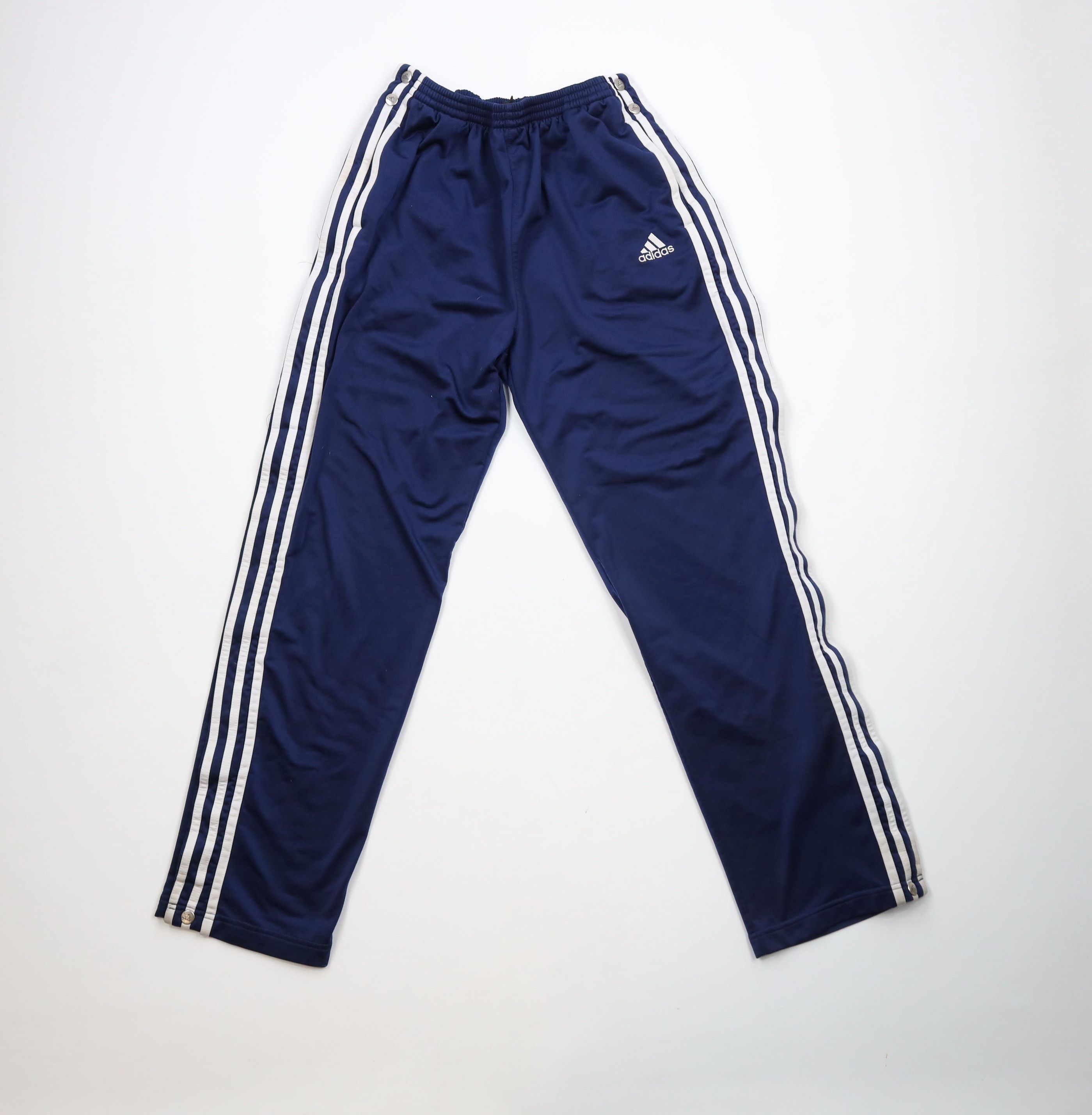 Adidas × Vintage Vintage 90s Adidas Spell Out Striped Tearaway Sweatpants Size US 32 / EU 48 - 1 Thumbnail