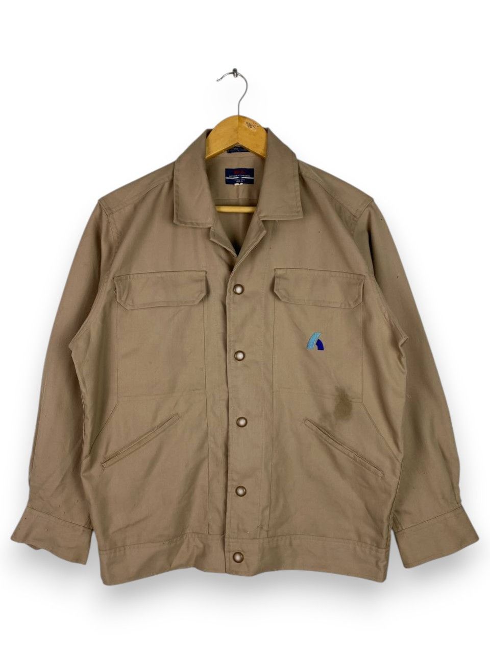 Japanese Brand vintage japanese brand worker jacket nice design Size US L / EU 52-54 / 3 - 1 Thumbnail