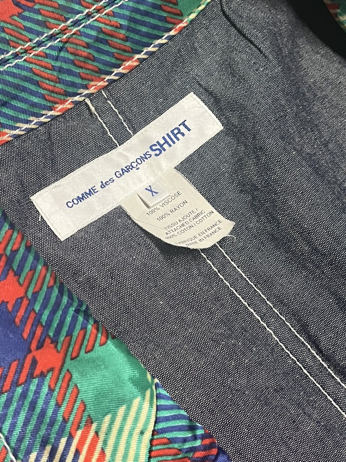 Comme des Garcons SHIRT Comme Des Garcons SHIRT Multicoloured Blazer Size US XL / EU 56 / 4 - 3 Thumbnail