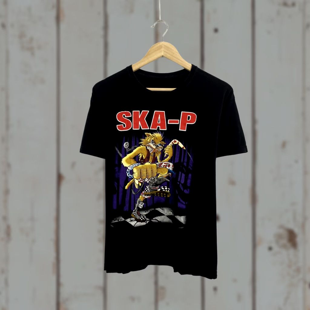 Vintage Vintage Ska-P Punk Band Printed T Shirt Black M Men 90s KS-Punk Style Shirt Size US M / EU 48-50 / 2 - 1 Thumbnail
