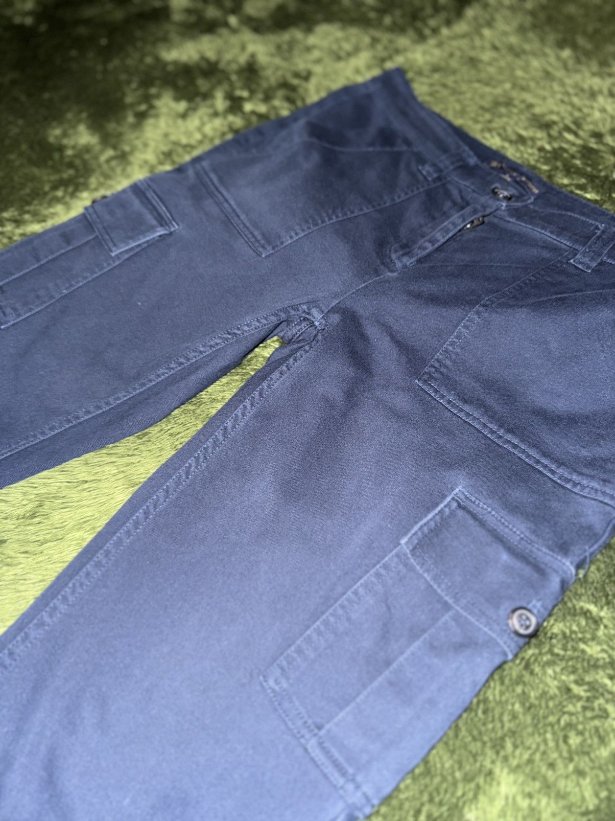 Brooks Brothers [4] Brooks Brothers Japan Exclusive Cotton Cargo Pants Navy Size US 31 - 6 Thumbnail