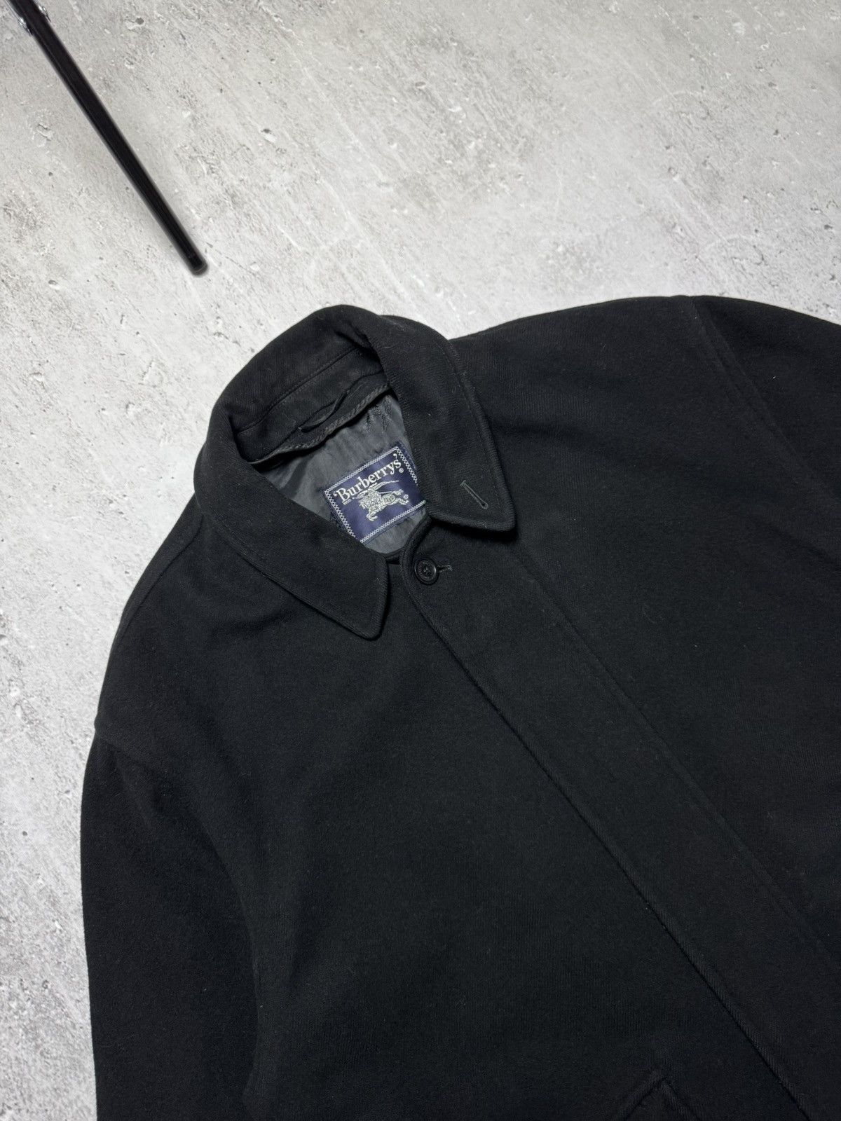 Burberry Burberrys Vintage Wool Cashmere Luxury Old Money Coat Size US L / EU 52-54 / 3 - 4 Thumbnail