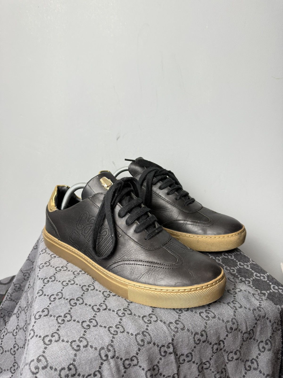 Cavalli Class Roberto Just Cavalli Class Leather Sneakers Luxury Size US 10 / EU 43 - 5 Thumbnail