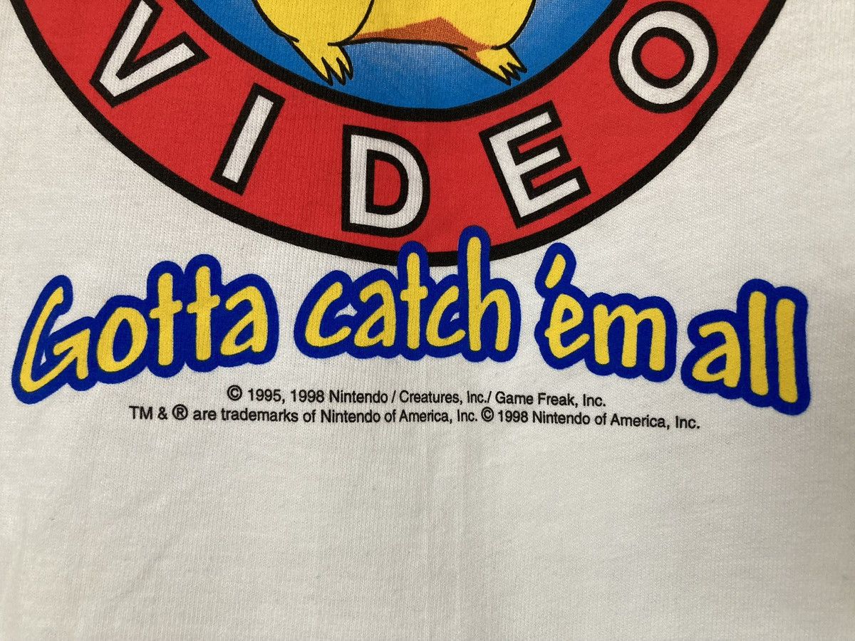 Pokemon POKÉMON VIDEO PIKACHU SHIRT 1998 NINTENDO VINTAGE 90S MOVIE Size US L / EU 52-54 / 3 - 3 Thumbnail