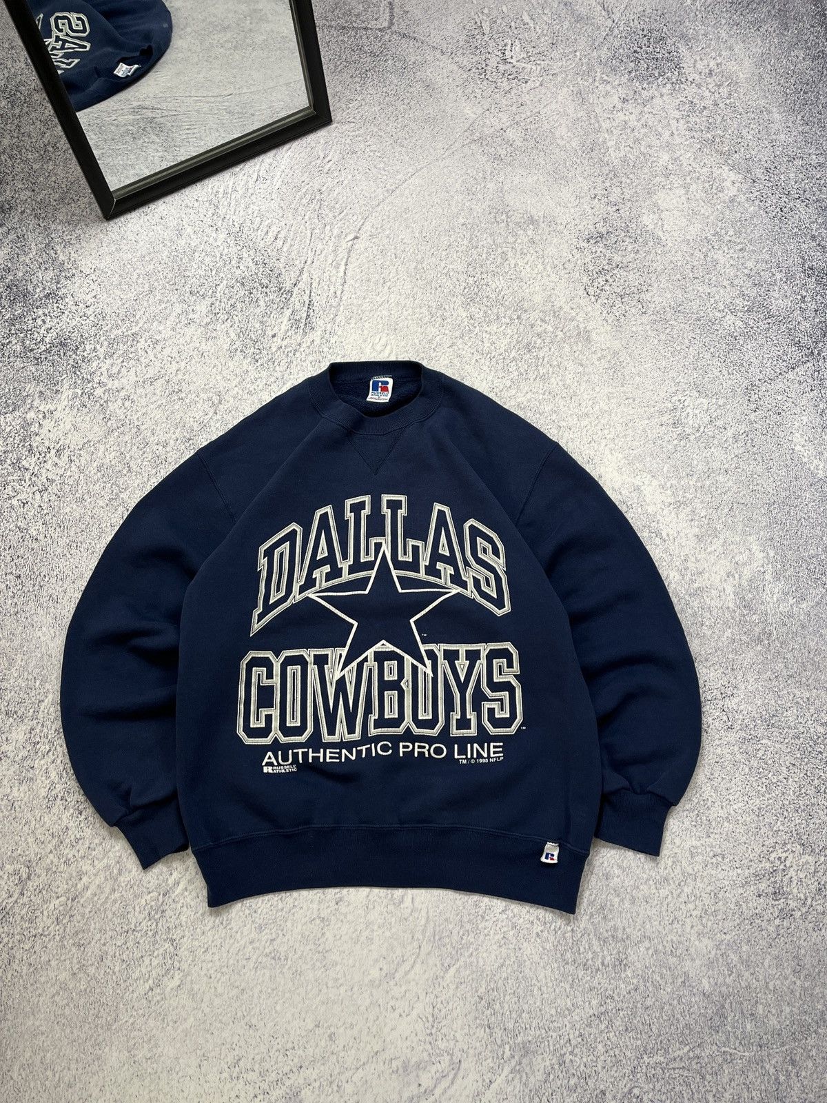 Russell Athletic × Vintage Vintage 1995 Russel Athletic Dallas Cowboys Sweatshirt Boxy Size US M / EU 48-50 / 2 - 1 Thumbnail