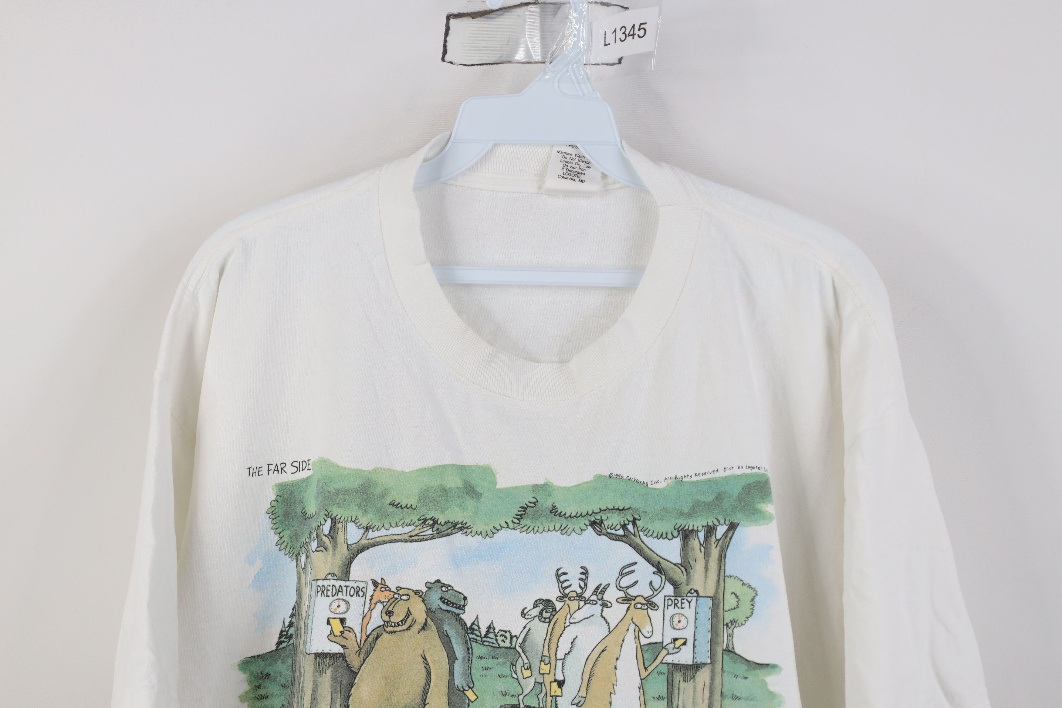 Vintage Vintage 90s Streetwear Wildlife Day Shifts T-Shirt USA Size US XL / EU 56 / 4 - 2 Thumbnail