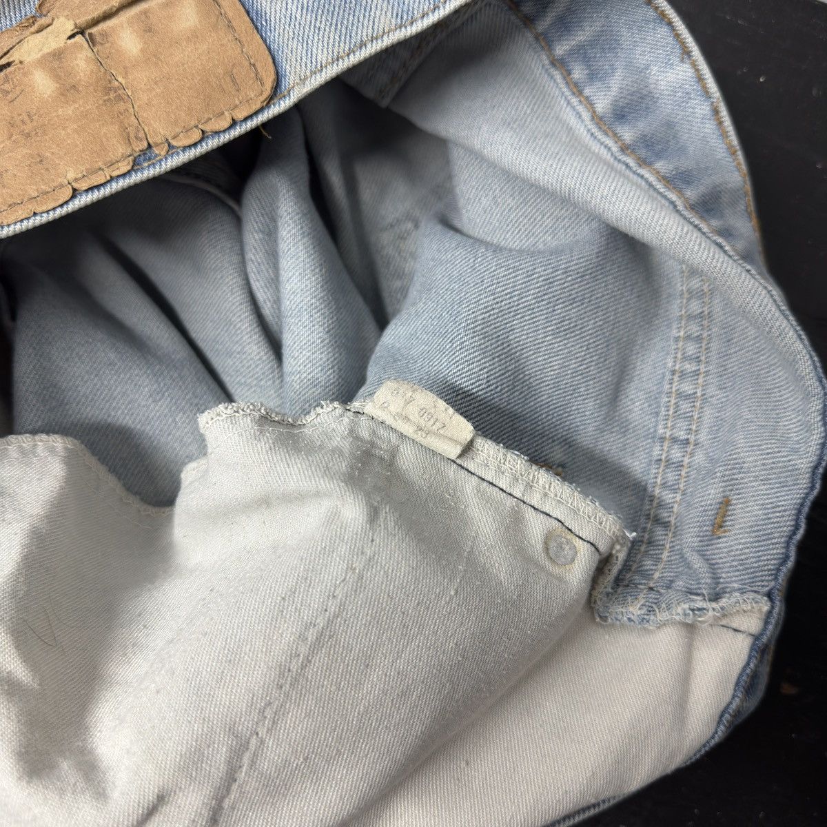 Levi's 80s Levi's 517 Thrashed Faded Flare Jeans ERD Grunge Chrome Size US 31 - 5 Thumbnail