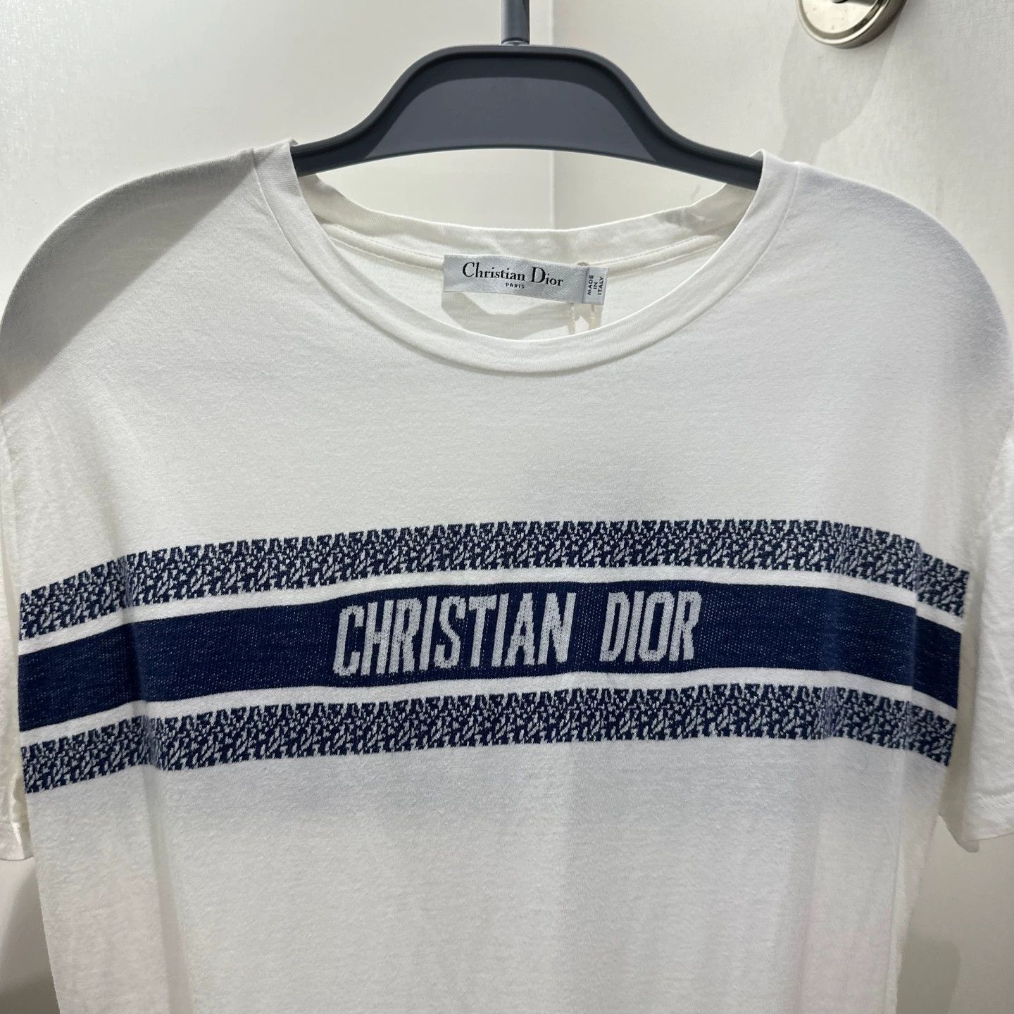 Christian Dior Monsieur Dior may414 Classic Slogan Letter Cotton XL SS Size XL / US 12-14 / IT 48-50 - 6 Thumbnail