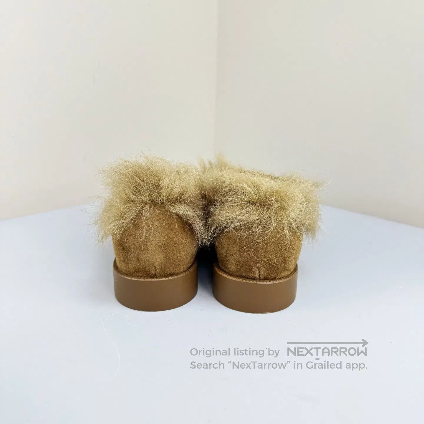 Chanel Chanel 25N Bestseller Brown Suede Fur Loafers| Size US 8 / IT 38 - 3 Thumbnail