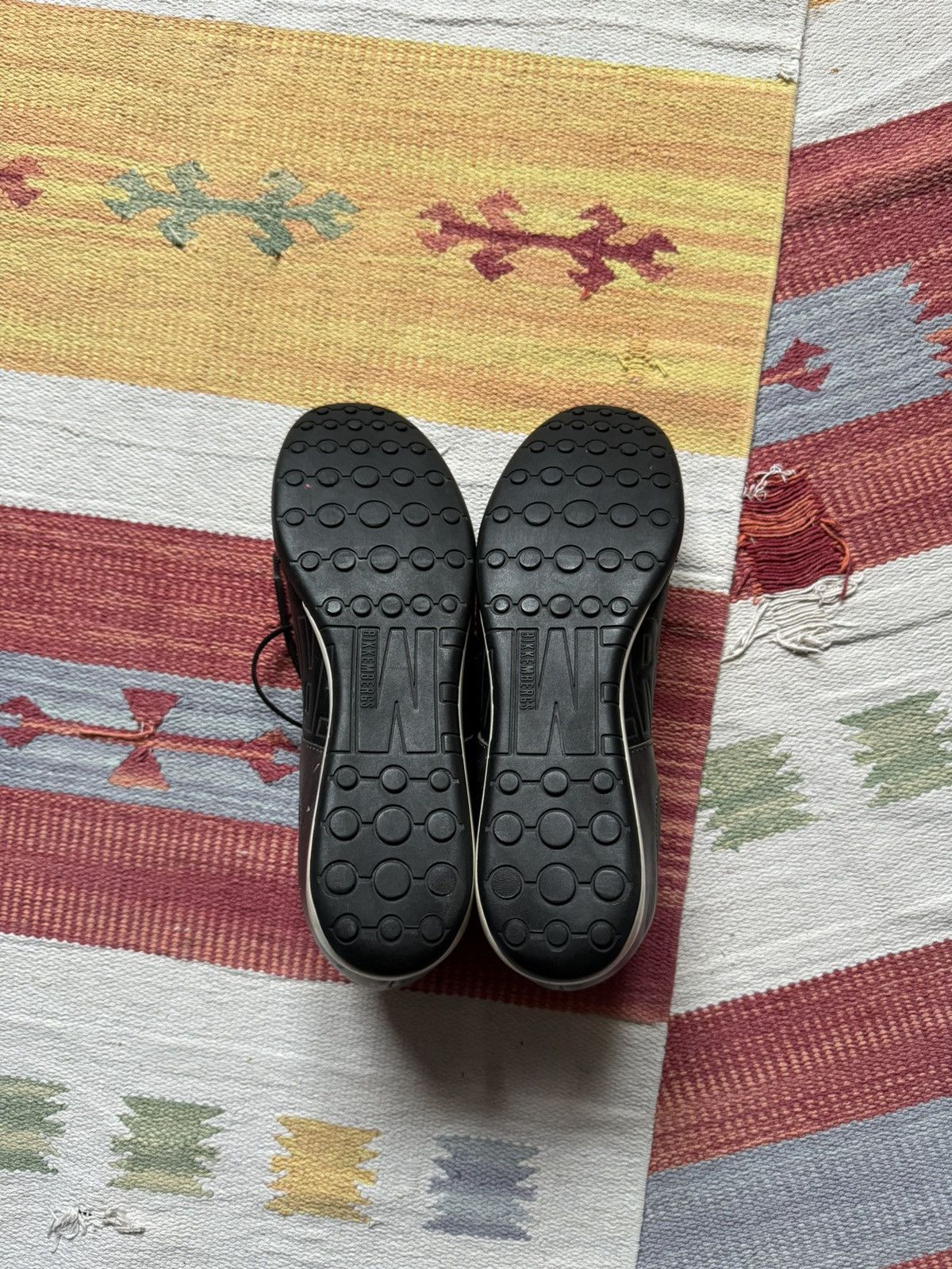 Dirk Bikkembergs Vintage 00’s Dirk Bikkembergs y2k Black Leather Low Sneakers Size US 9 / IT 39 - 13 Thumbnail