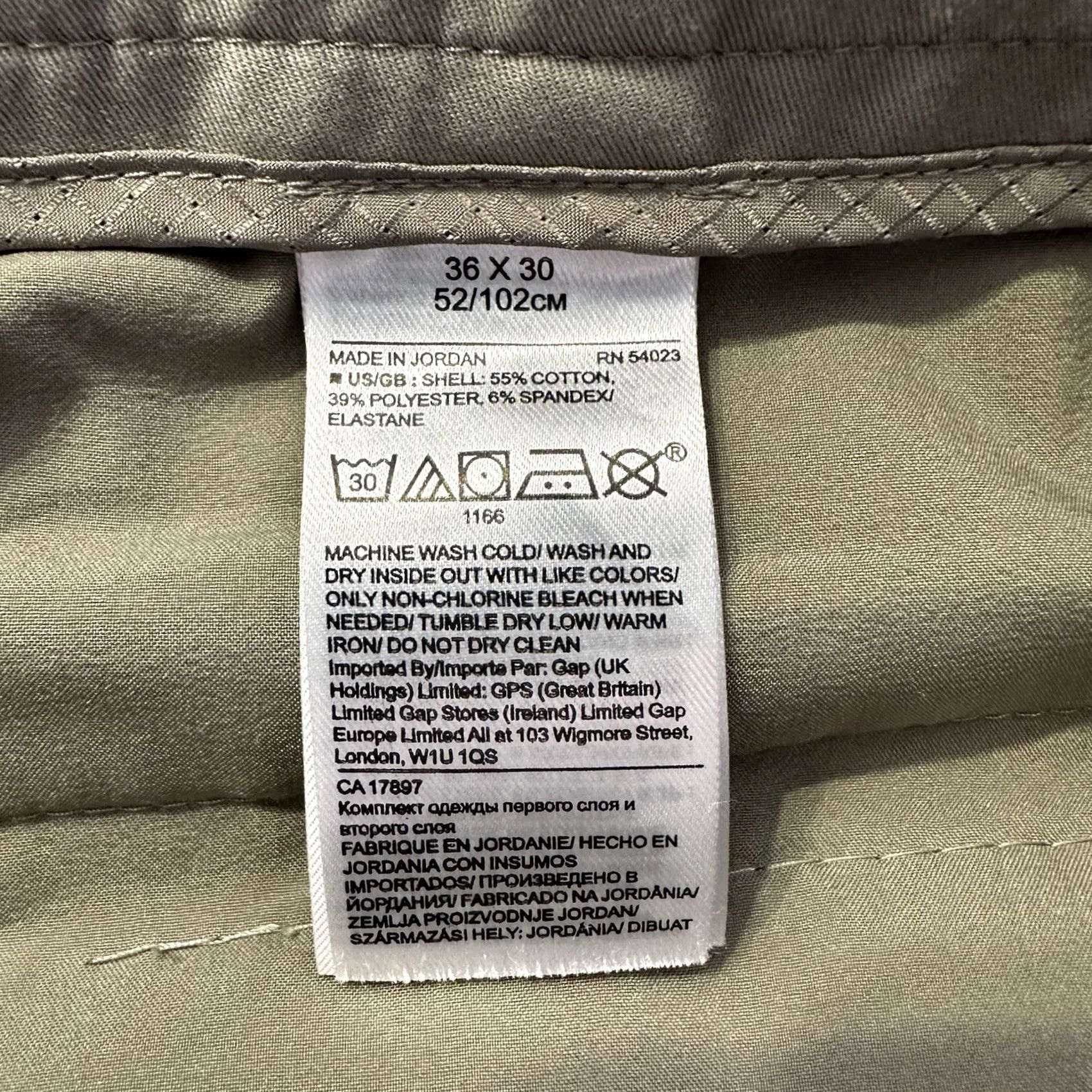 Banana Republic Banana Republic Pants Mens 36x30 Slim Fit Chino Taupe 36 Waist Regular Inseam 30 Taupe Size US 36 / EU 52 - 5 Thumbnail
