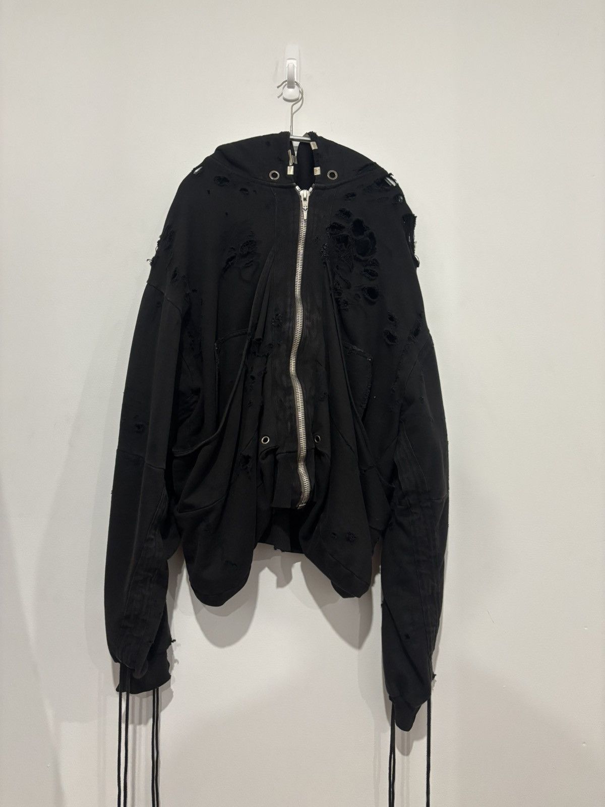 SHINE LUXURY Shine Luxury GOLUCIDA Layered Distressed Hoodie Size US L / EU 52-54 / 3 - 1 Thumbnail