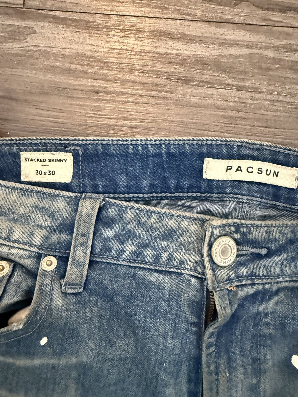 Pacsun Pacsun Stacked Skinny Jeans Size US 30 / EU 46 - 2 Thumbnail