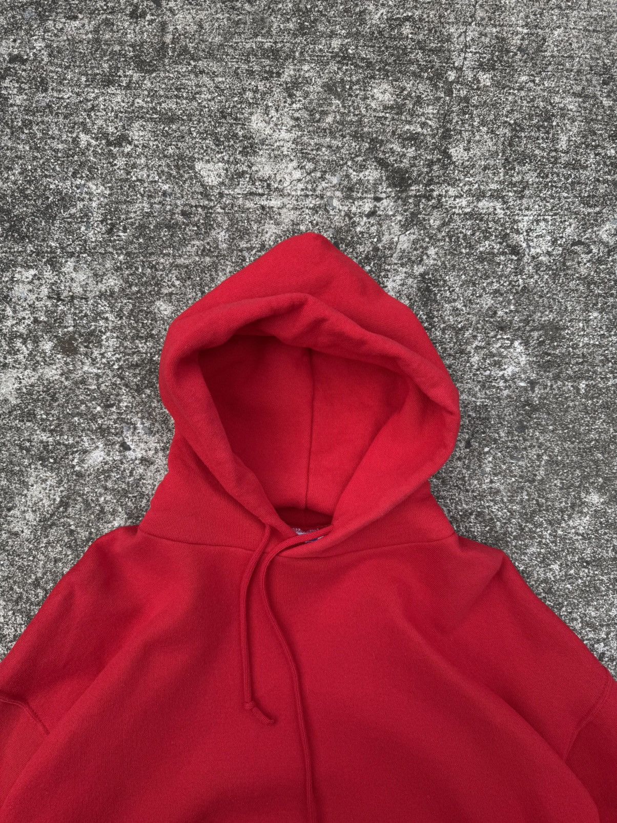 Russell Athletic × Vintage Vintage Russell Athletic Blank Hoodie Red Size US L / EU 52-54 / 3 - 3 Thumbnail