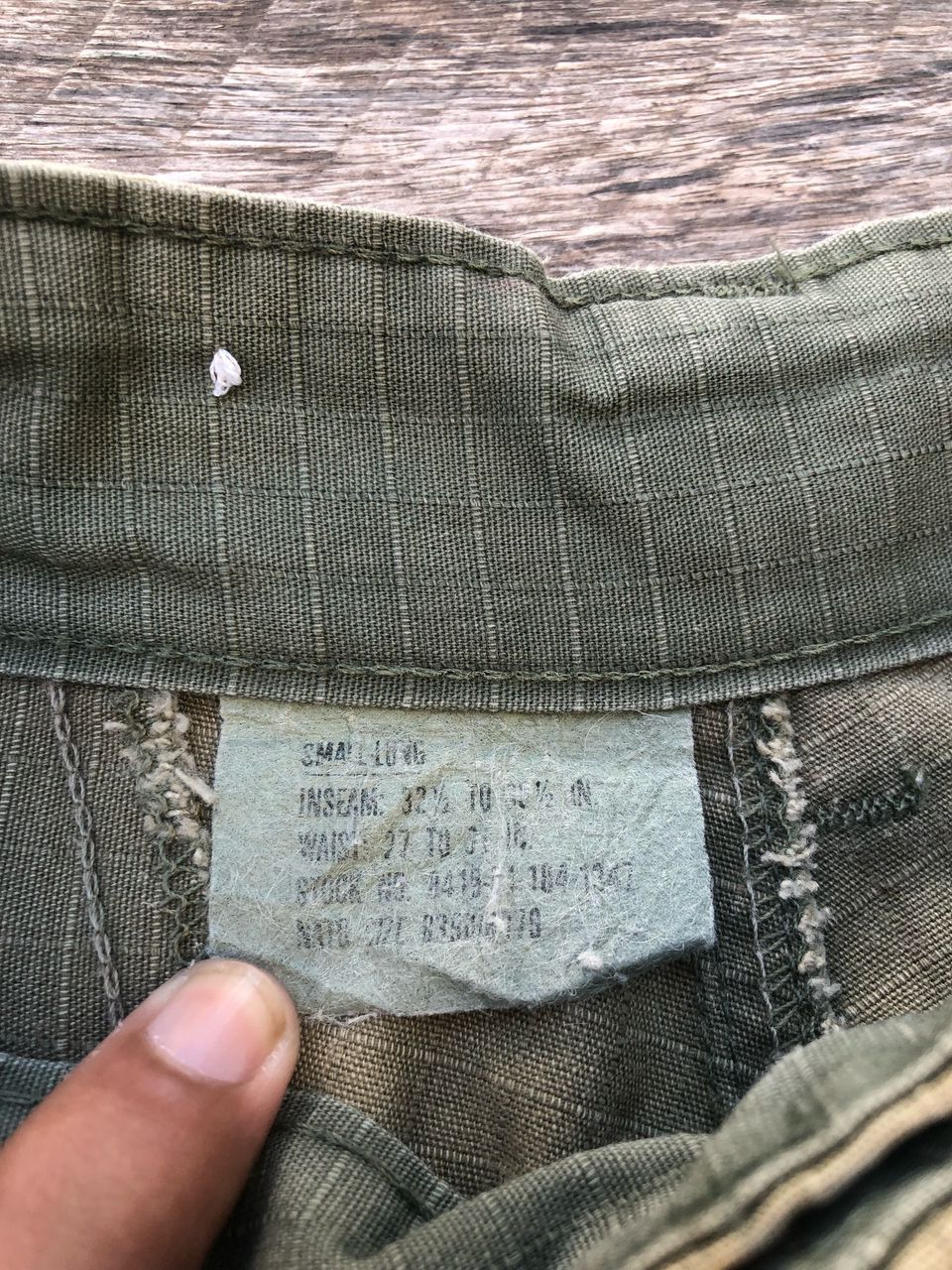 Vintage Vintage 80s Trouser Military Cargo Pants Size US 30 / EU 46 - 3 Thumbnail