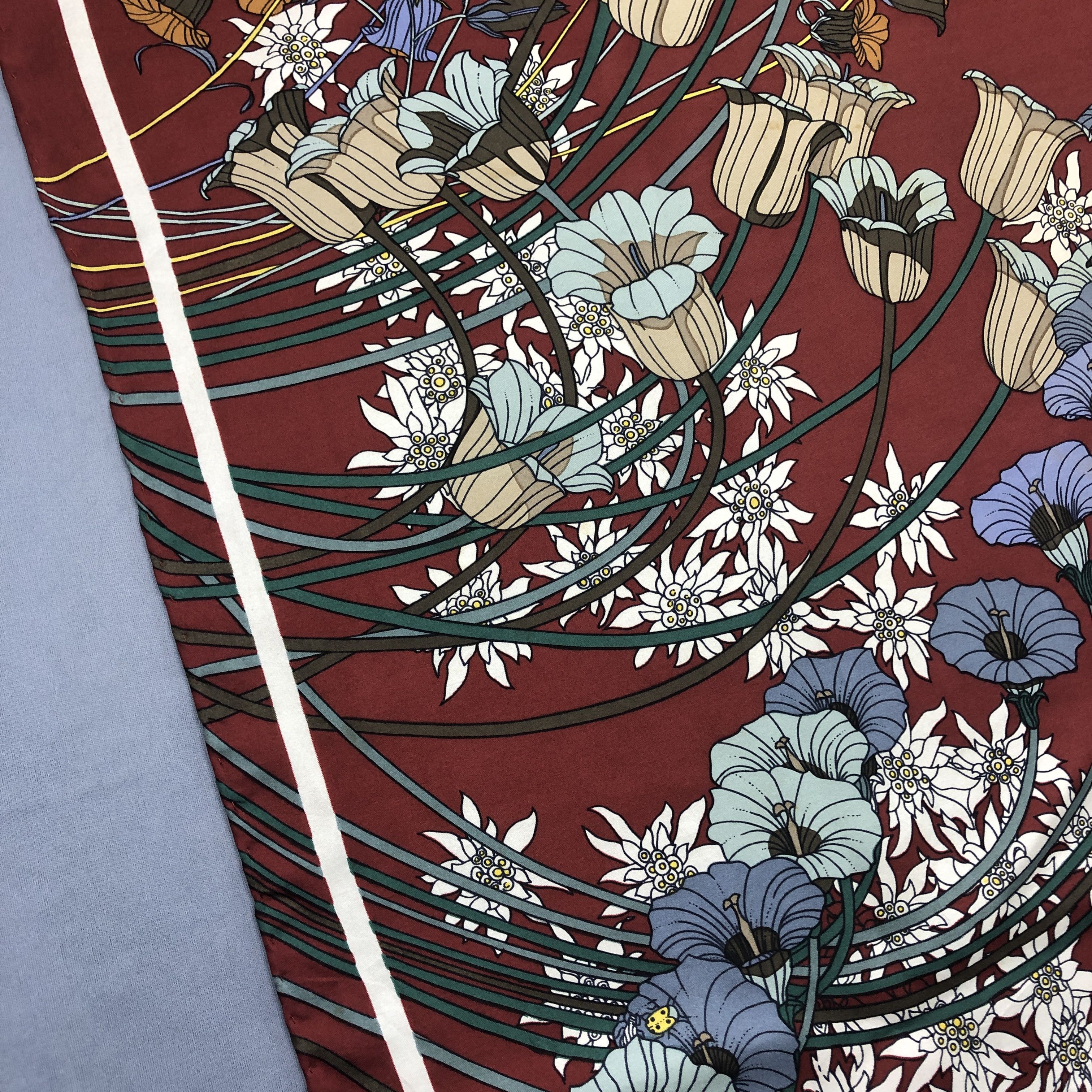 Other × Vintage Vintage SILK Scarf Twill Stole Wraps Scarves Size ONE SIZE - 11 Thumbnail