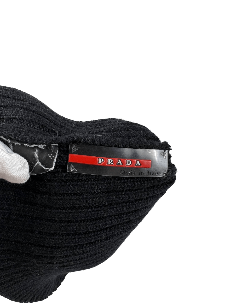 Prada Prada Vintage Red Tab Hat OS Size ONE SIZE - 4 Thumbnail