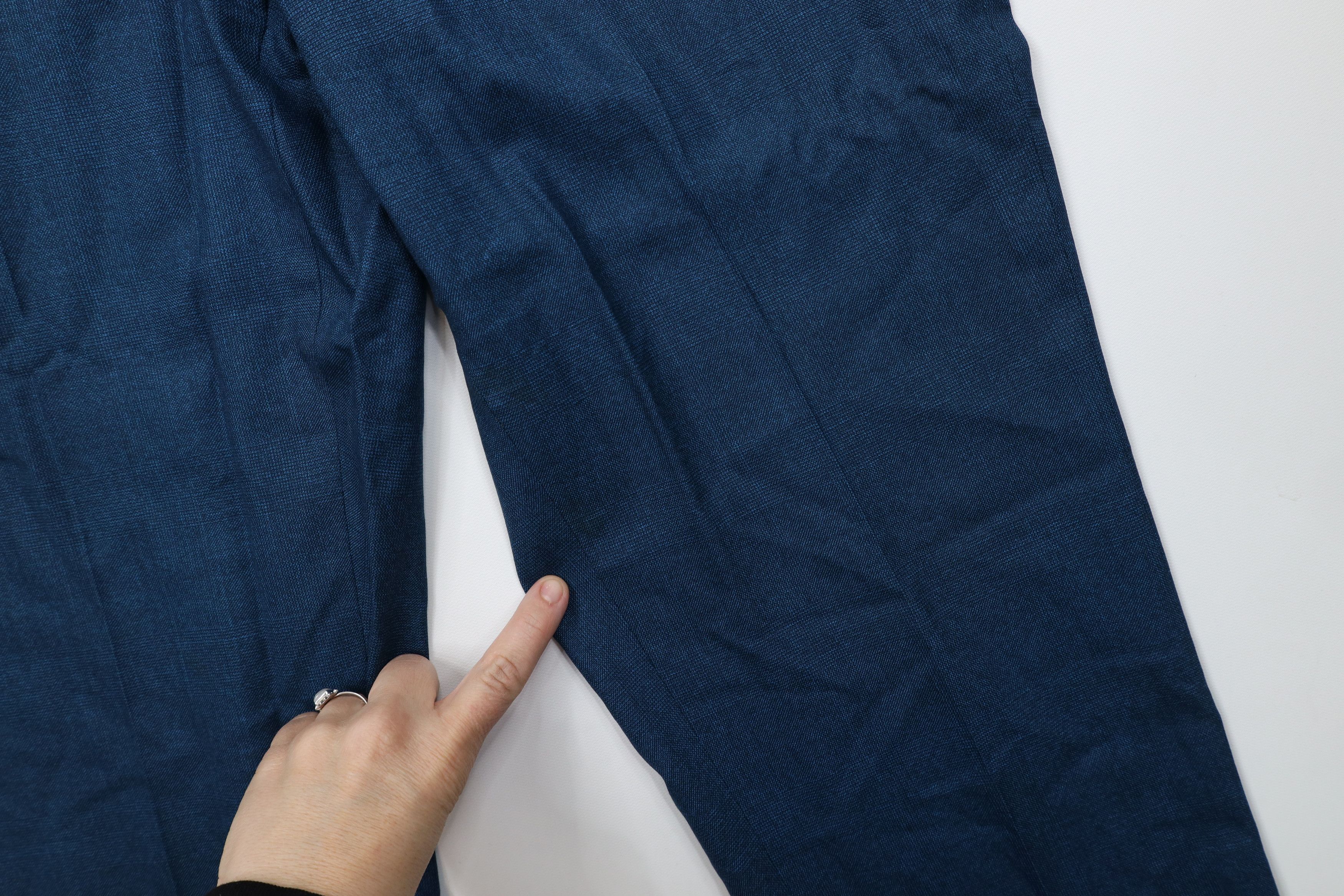 Vintage Vintage 50s Streetwear Gabardine Blend Chino Pants Blue USA Size US 36 / EU 52 - 5 Thumbnail