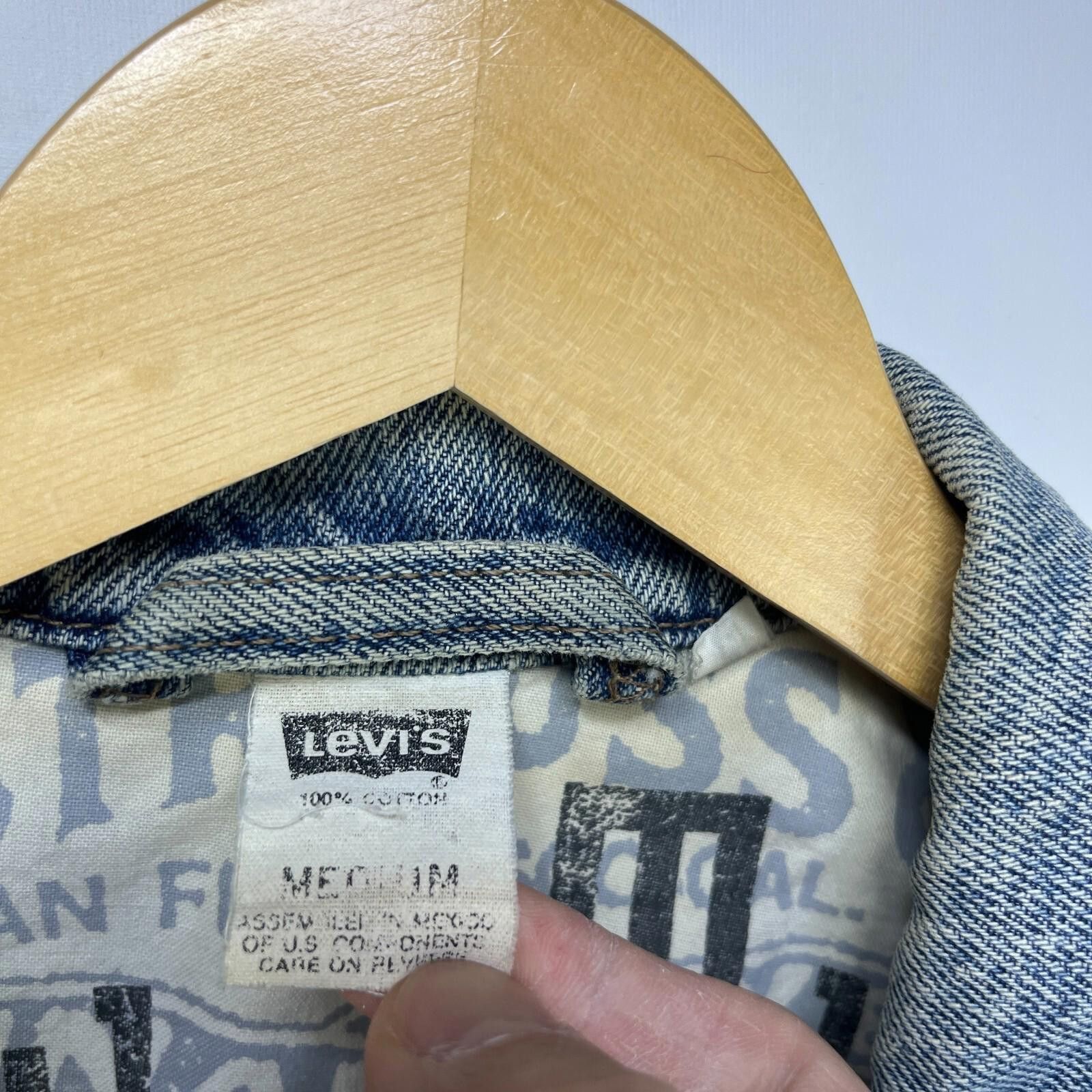 Levi's Vintage 90s Levis Silver Tab Denim Vest Jacket Medium Size US M / EU 48-50 / 2 - 4 Thumbnail