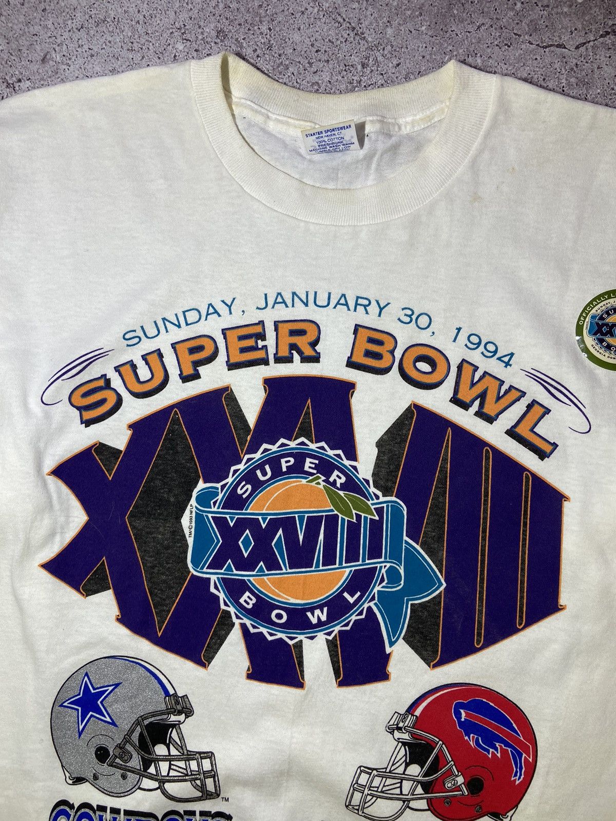 Starter × Vintage 💥Starter vintage 1994 Super Bowl rare t-shirt‼️ Size US XL / EU 56 / 4 - 5 Thumbnail