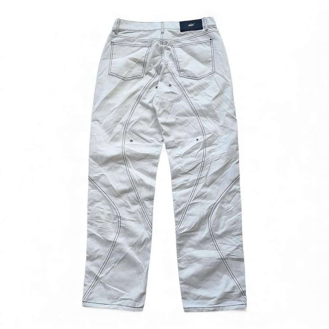 Japanese Brand 51PERCENT Tunnel Lining Trouser Denim Pants Size US 32 / EU 48 - 2 Thumbnail