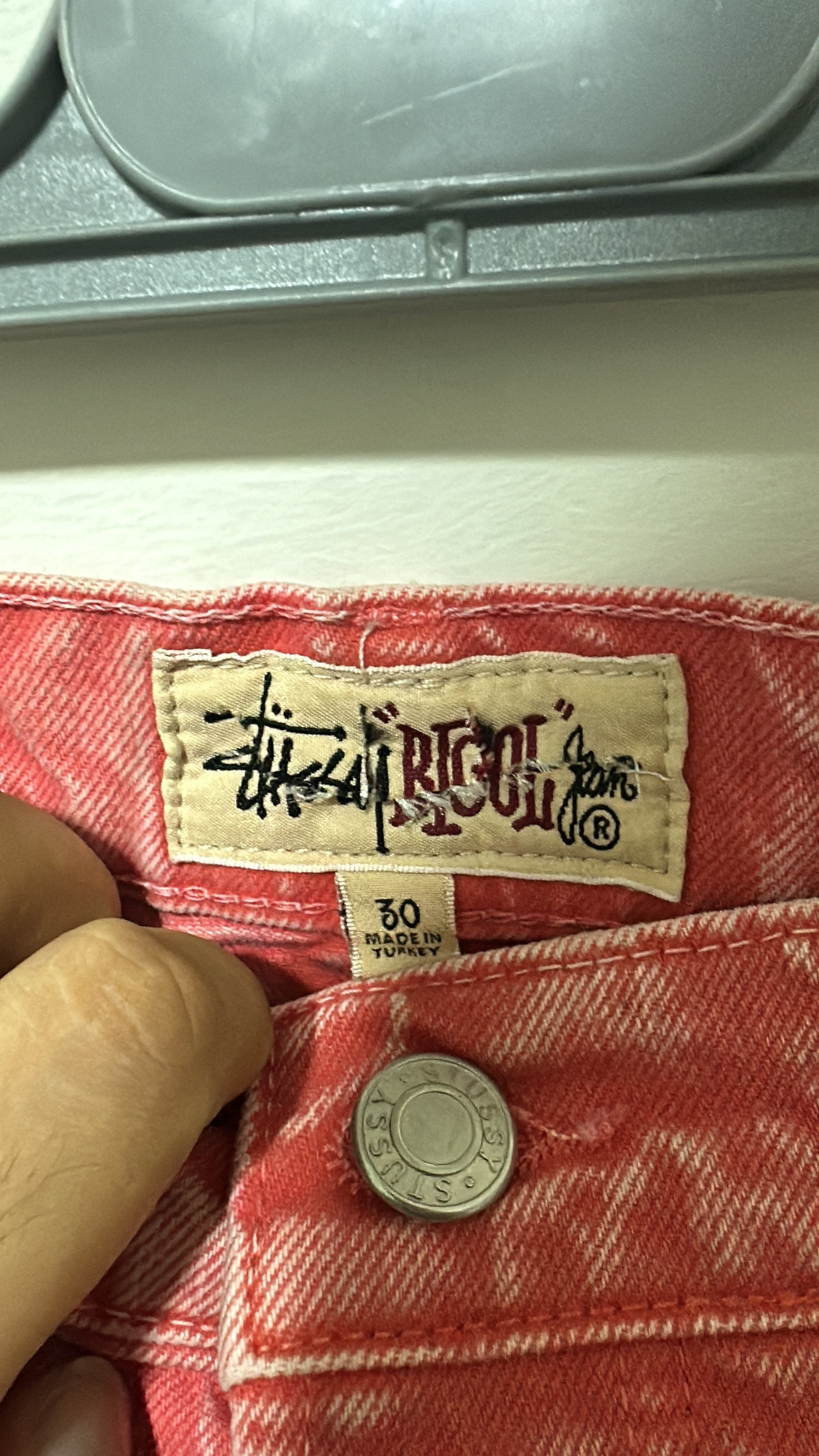 Stussy Stussy Big Ol Jean Faded Red Size 30 Size US 30 / EU 46 - 5 Thumbnail