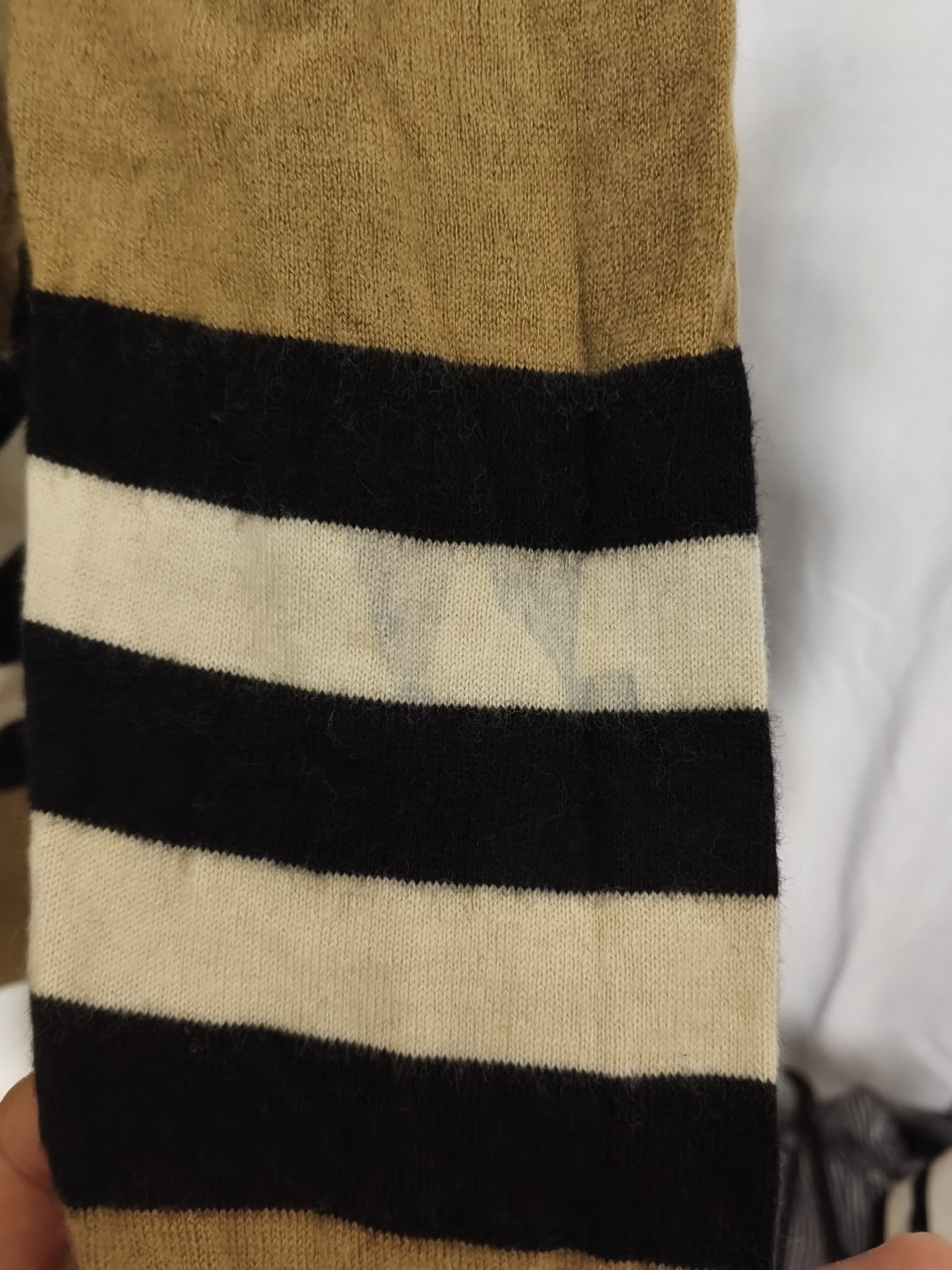 Burberry Burberry Scioto Iconic Striped merino wool cardigan Size S / US 4 / IT 40 - 10 Thumbnail