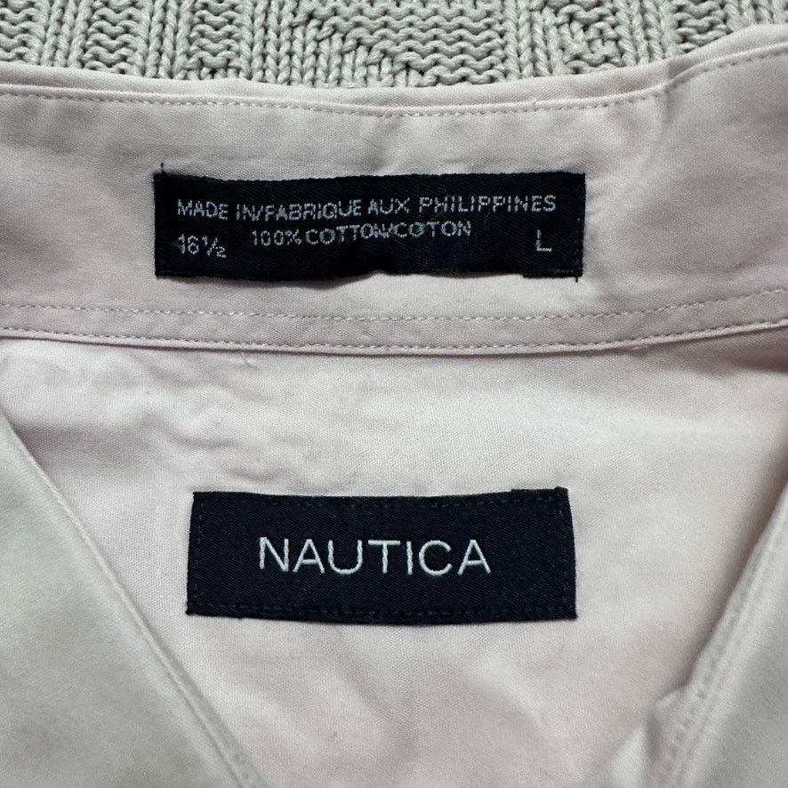 Nautica Nautica pink short sleeve button down size L Size US L / EU 52-54 / 3 - 4 Thumbnail