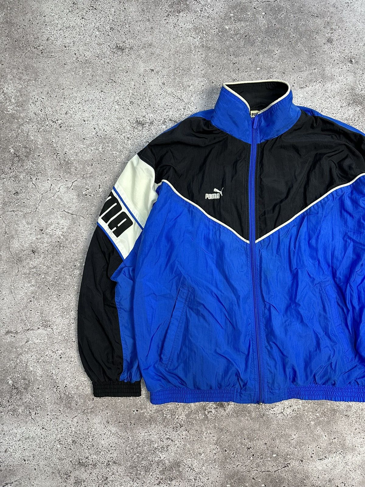Puma × Vintage Vintage Puma Tracksuit Nylon Jacket Pants Set Y2K 90s Size US L / EU 52-54 / 3 - 3 Thumbnail