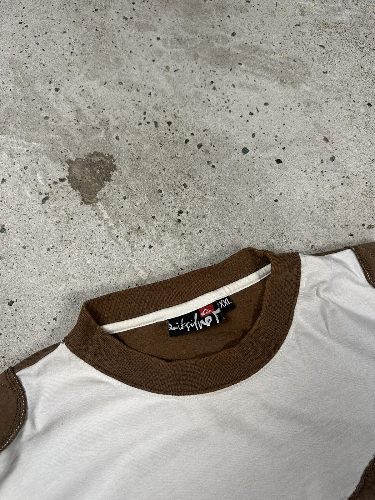 Quiksilver Vintage Y2K Quiksilver Brown Long Sleeve Tee Embroidery Size US XL / EU 56 / 4 - 9 Thumbnail