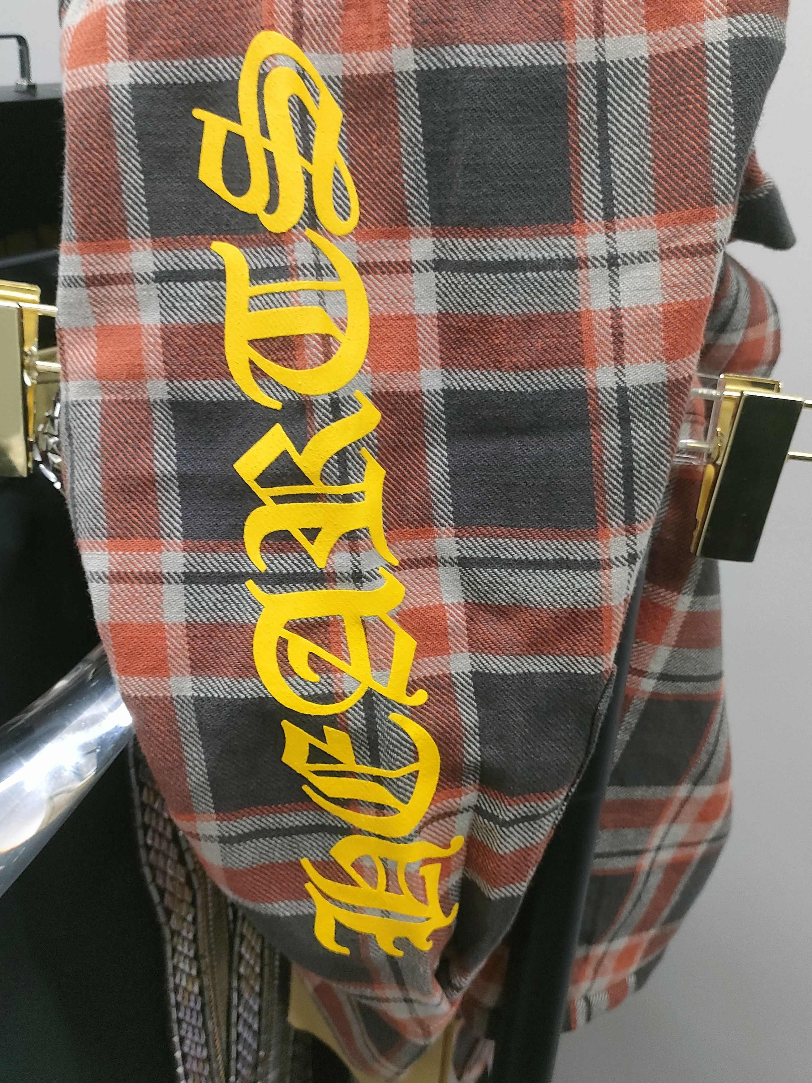 Chrome Hearts Chrome Hearts Black & Red Plaid Cropped Flannel Shirt Jacket Size US S / EU 44-46 / 1 - 6 Thumbnail