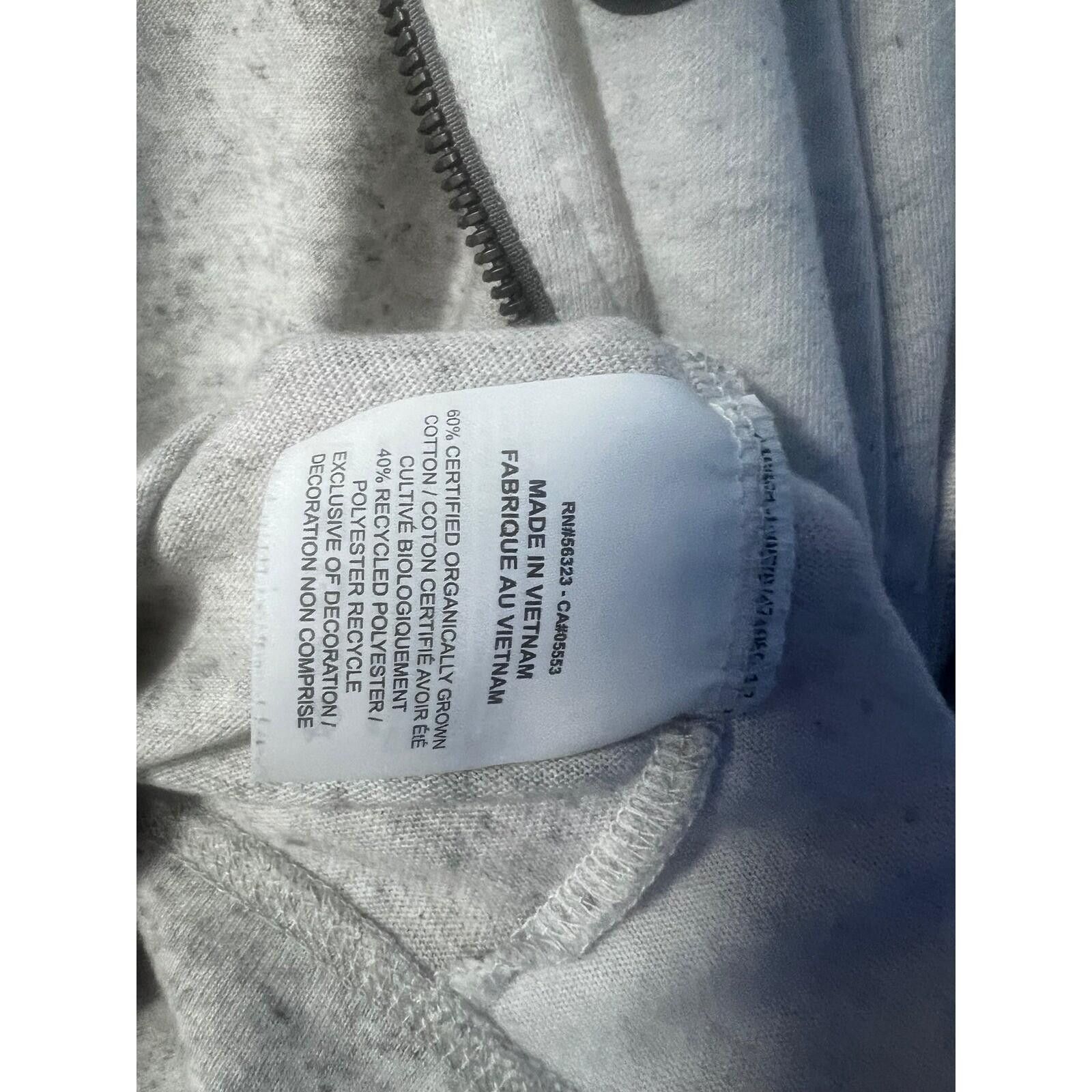 Nike Nike Sportswear Womens Grey Heather Full Zip Jacket Size M Size M / US 6-8 / IT 42-44 - 3 Thumbnail
