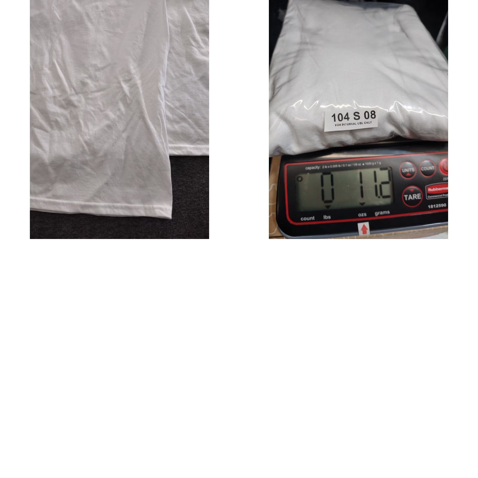 Hanes Hanes Unissex Cotton Blend Tee 3 Pack Shirt XL White Tee Adults XL Cotton T-Shirt Crew Neck Short Sleeve Regular Fit Unisex Colors: White Theme: Tee Size US XL / EU 56 / 4 - 8 Thumbnail