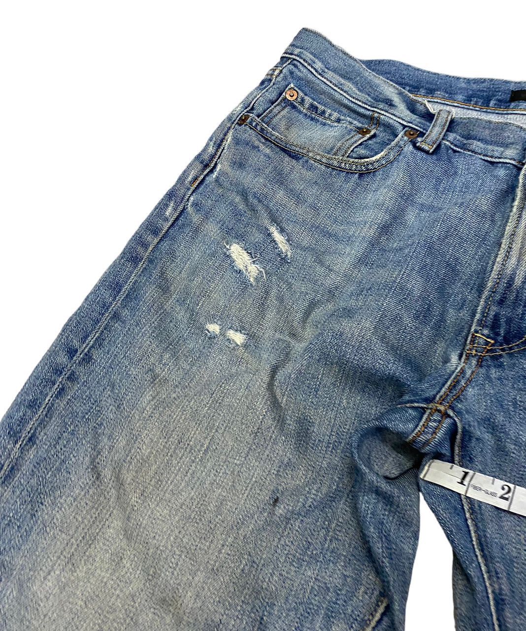 Uniqlo 💥DELETE 💥VINTAGE UNIQLO JEANS DISTRESSED DENIM Size US 36 / EU 52 - 8 Thumbnail