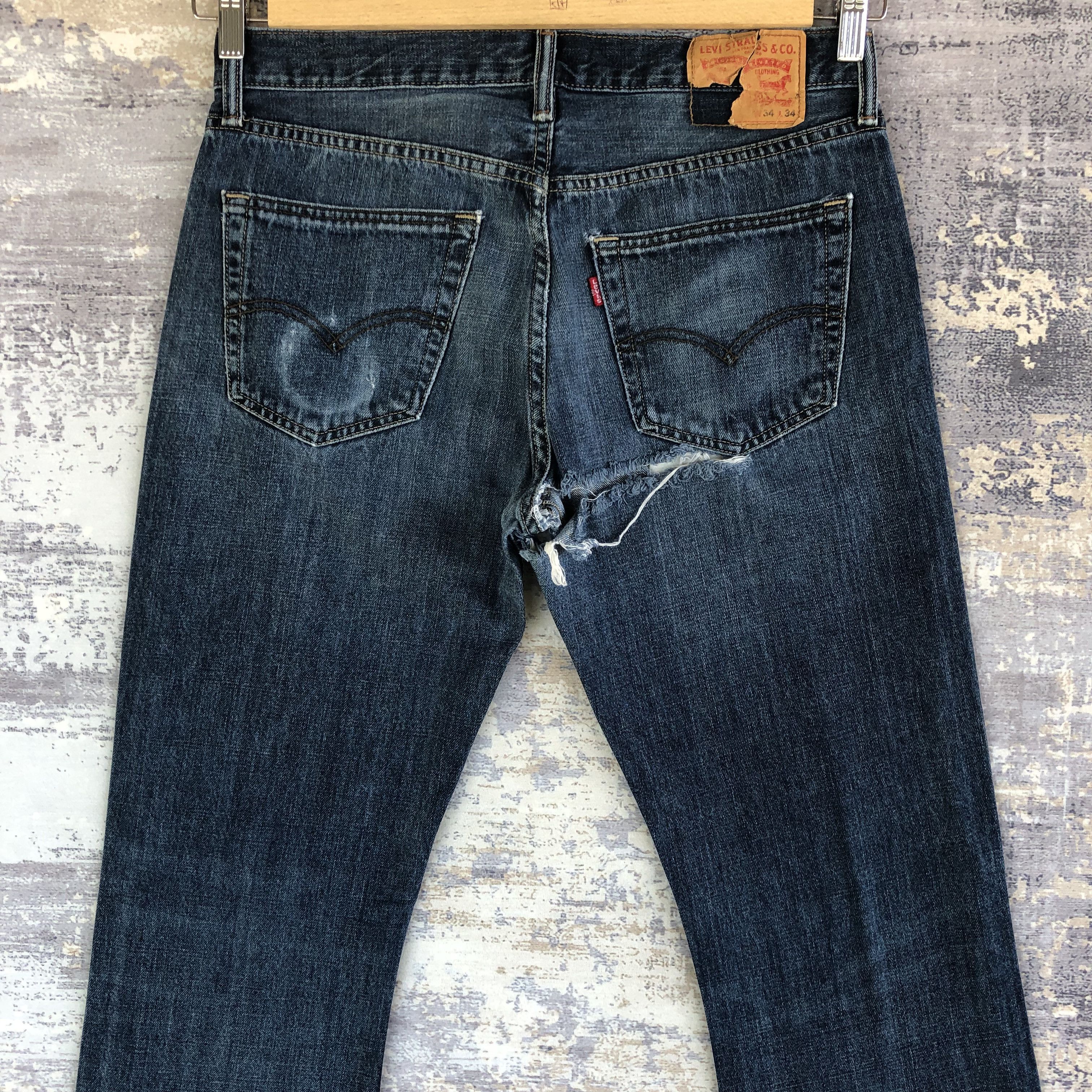 Levi's Levis 527 Flare Jeans Levi's Distressed Boot Cut Denim Size US 32 / EU 48 - 4 Thumbnail