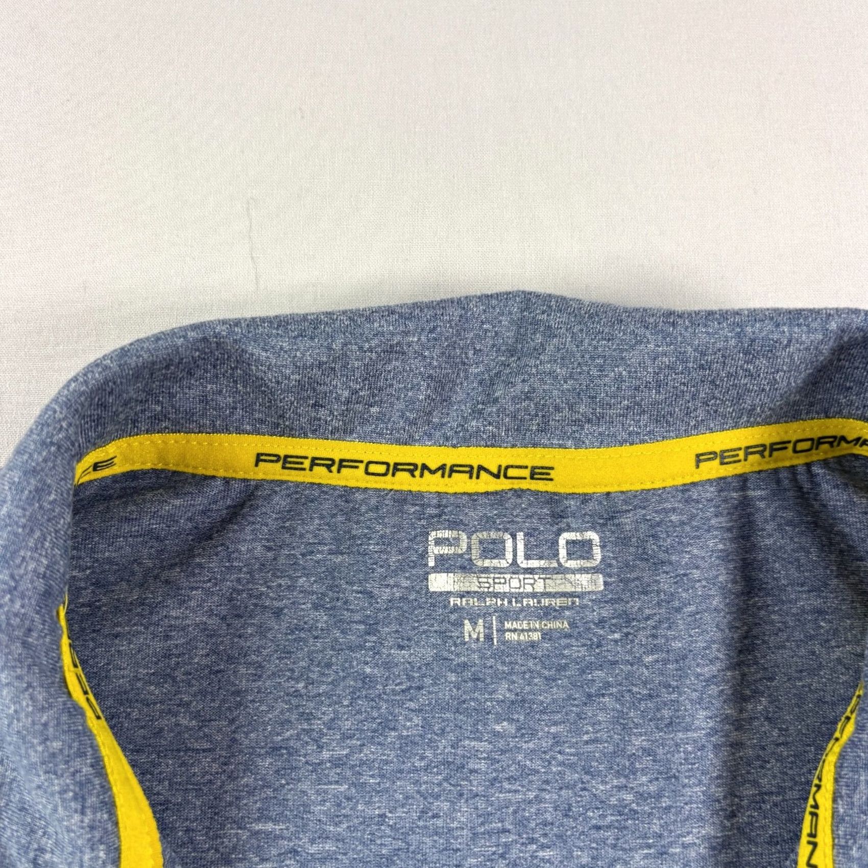 Polo Ralph Lauren Polo Ralph Lauren Sweatshirt Men Medium Blue Golf Pullover 1/4 Zip Stretch Sport Size US M / EU 48-50 / 2 - 6 Thumbnail