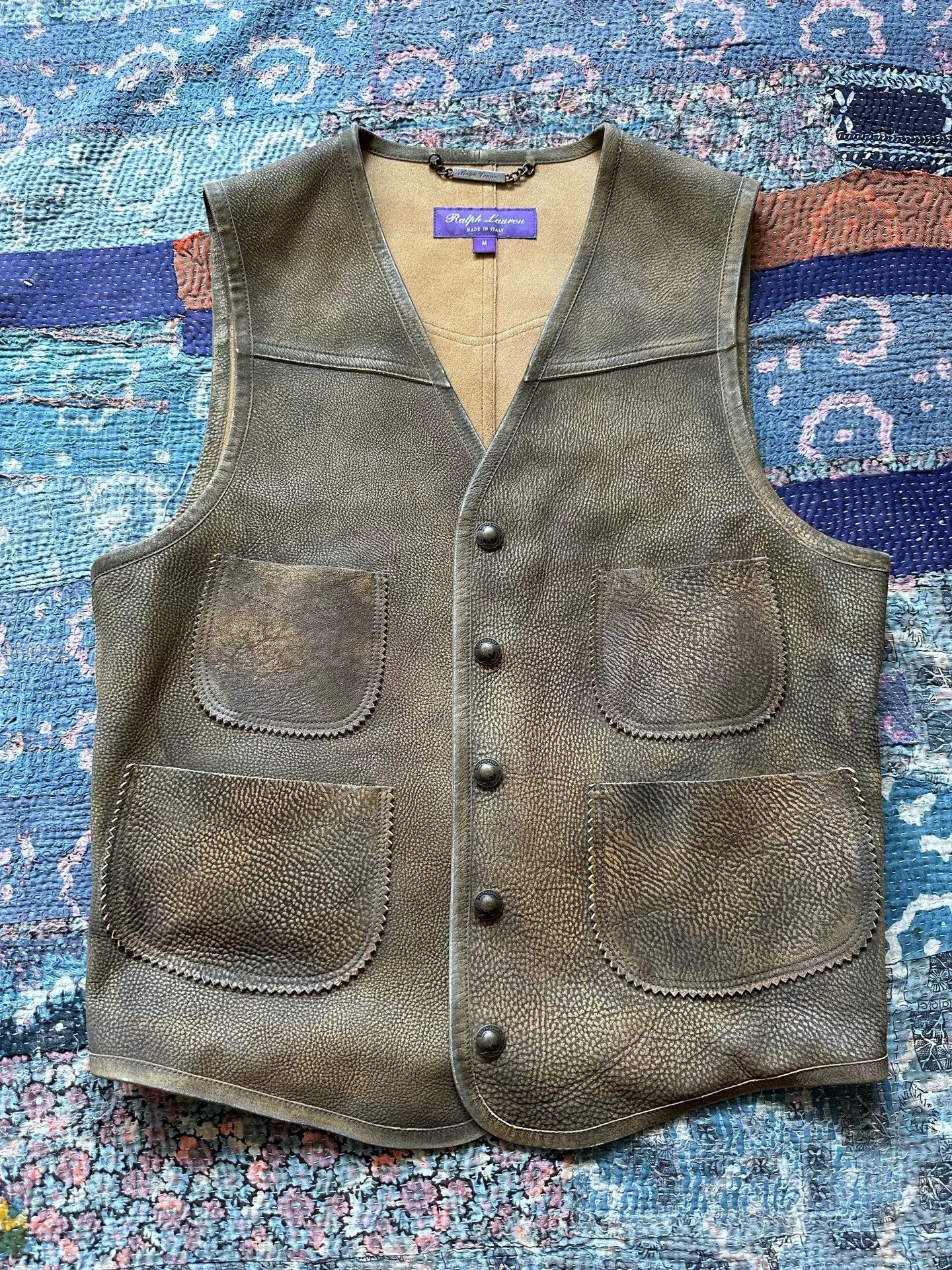 Ralph Lauren Purple Label Ralph Lauren Purple Label Vest Size US M / EU 48-50 / 2 - 1 Thumbnail