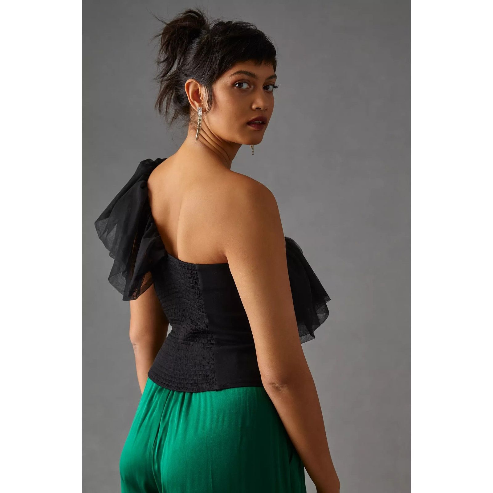 Anthropologie Anthropologie Sunday in Brooklyn One-Shoulder LARGE PETITE Size L / US 10 / IT 46 - 2 Thumbnail