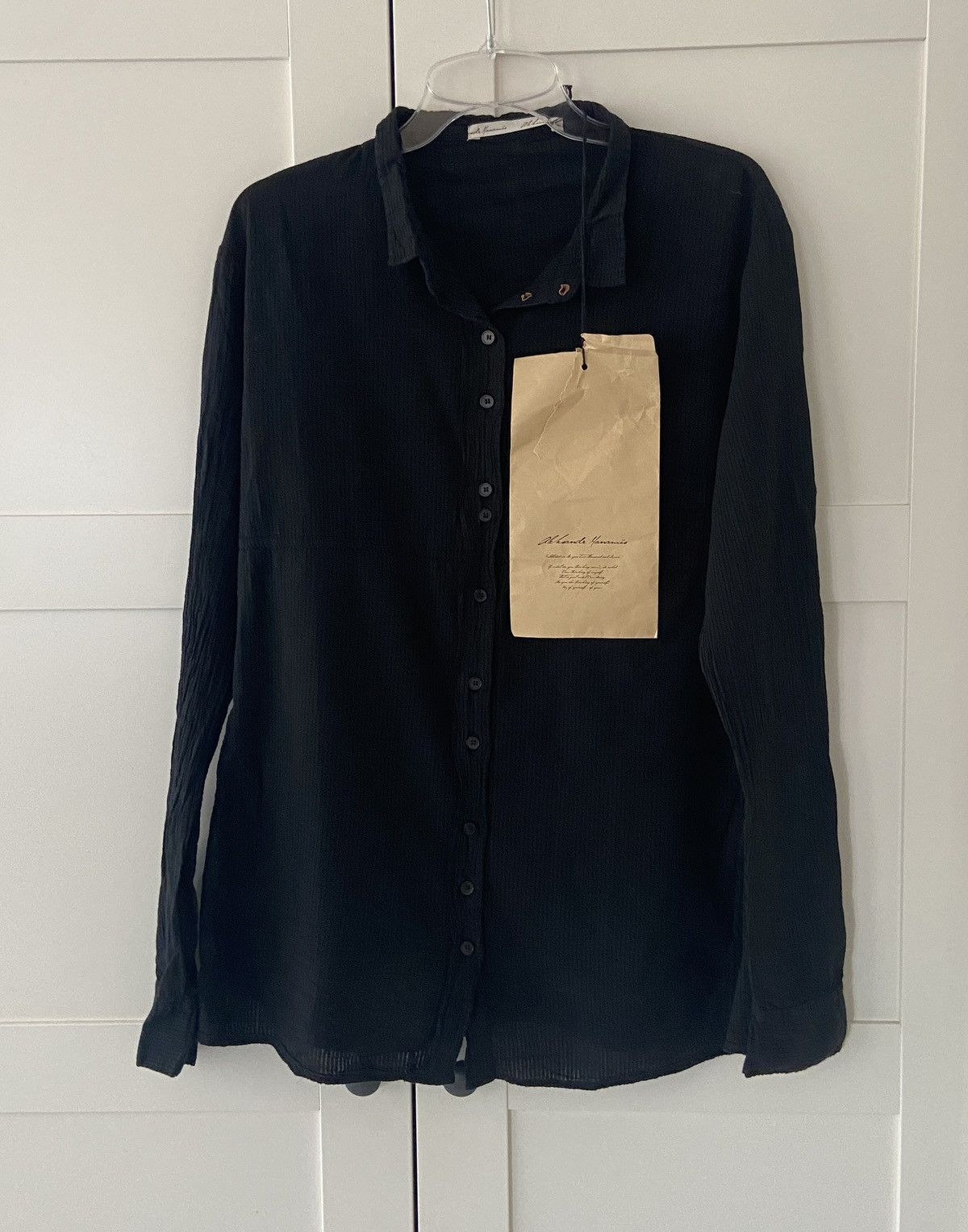 image of Aleksandr Manamis New Shirt Size.4 in Black, Men's (Size XL)