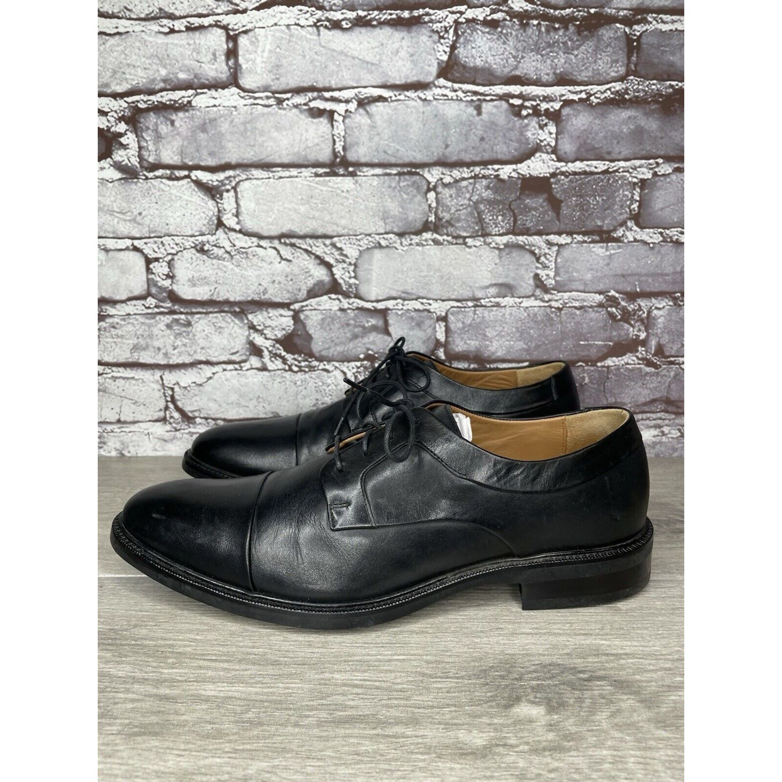 Cole Haan Cole Haan 1928 Black Leather Cap Toe Oxfords Casual Shoes Me Size US 9.5 / EU 42-43 - 15 Thumbnail