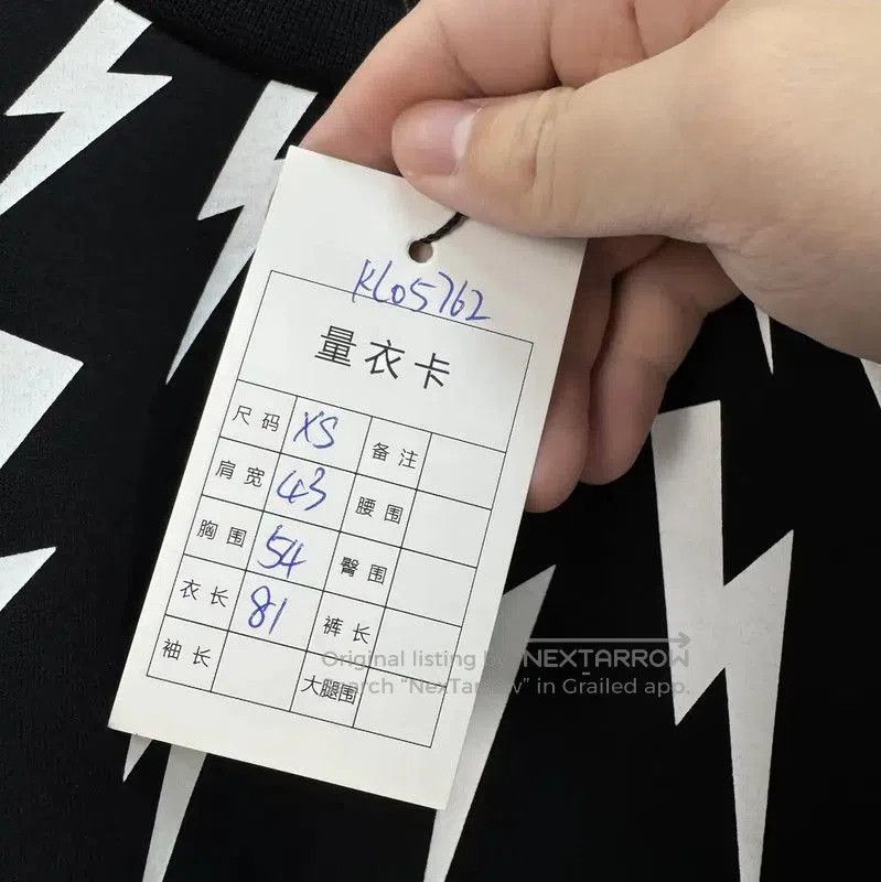 Neil Barrett NeIL BarreTT Black Lightning Print Long Sleeve Hoodie . Size XS / US 0-2 / IT 36-38 - 8 Thumbnail