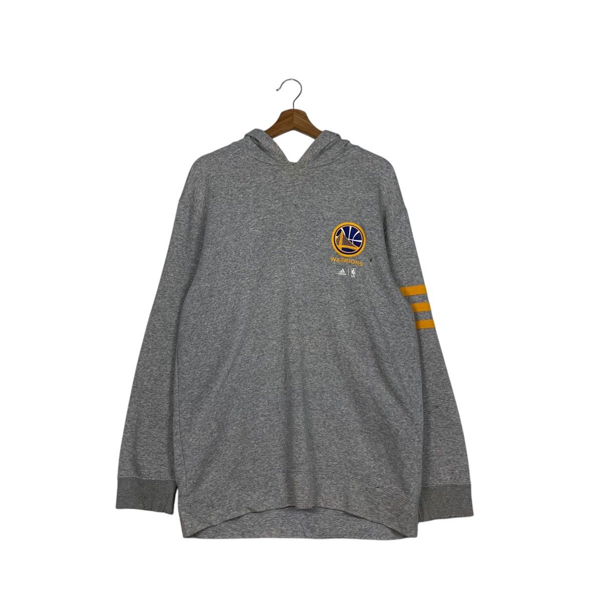 Adidas ADIDAS NBA WARRIORS Pullover Hoodies Sweatshirt #1965-C85 Size US M / EU 48-50 / 2 - 10 Thumbnail
