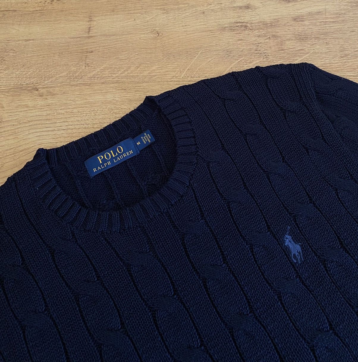 Polo Ralph Lauren Polo Ralph Lauren Cable Knit Sweater x Luxury x Old Money Size US M / EU 48-50 / 2 - 1 Thumbnail